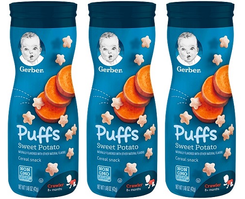 gerber sweet potato puffs