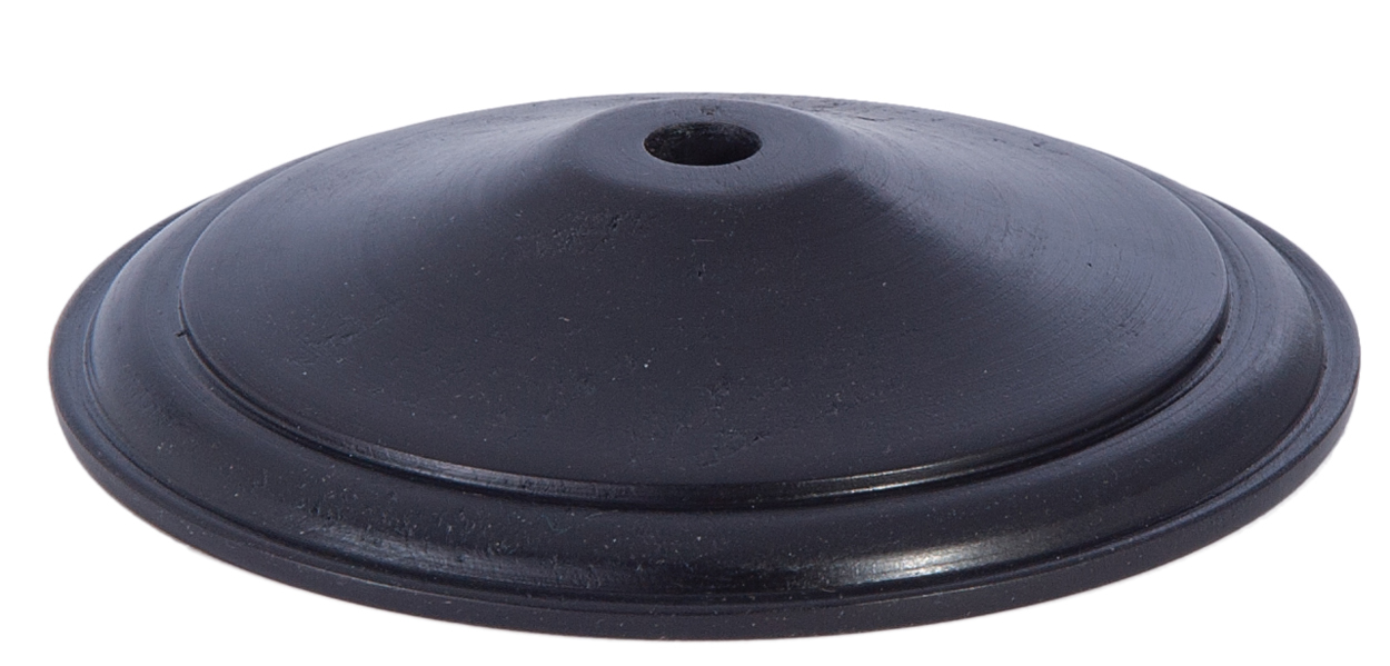 B&P Lamp Black Finish Wooden Vase Cap
