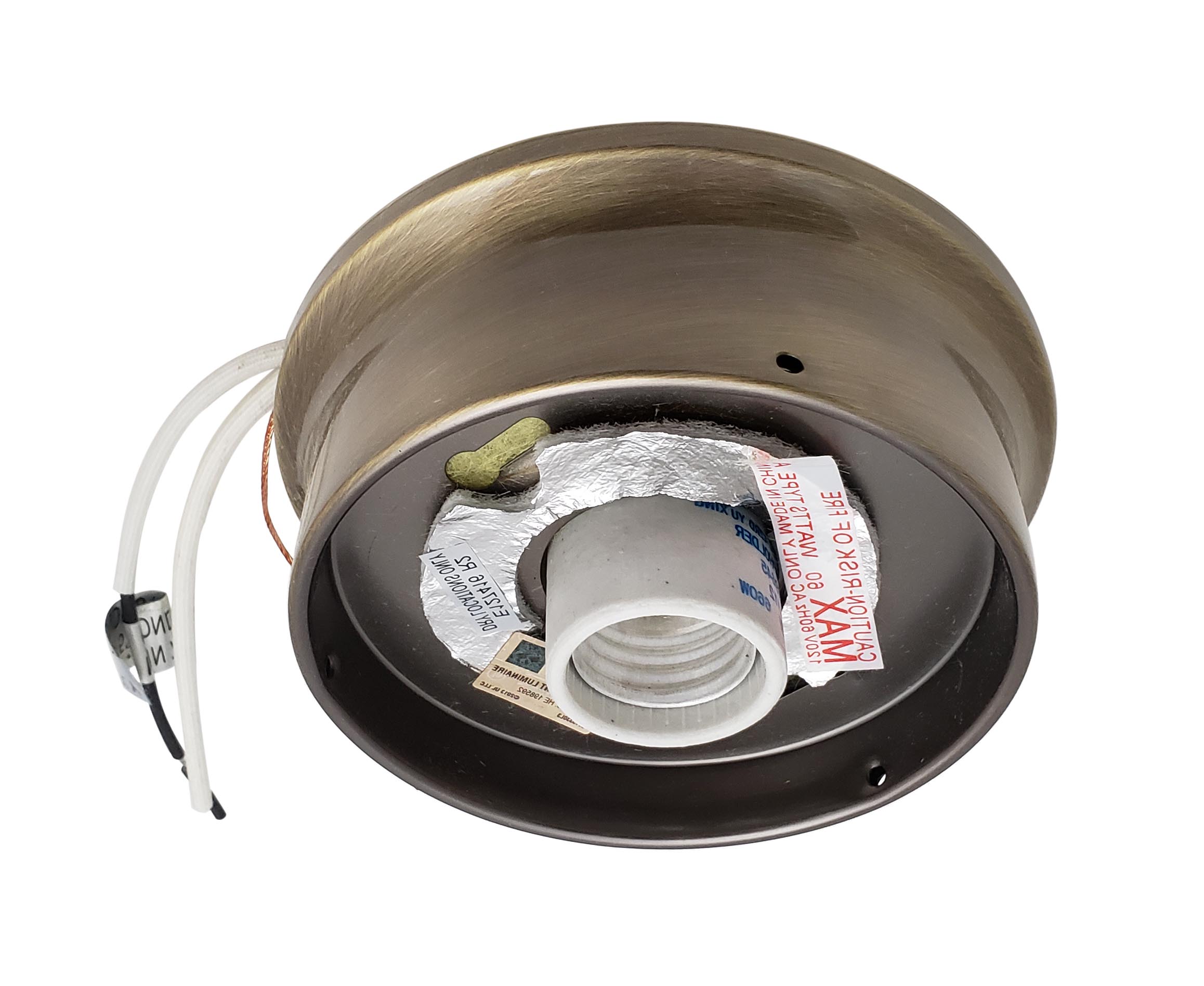 B&P Lamp 4 Inch Fitter Wired Flush Mount Ceiling Fixture