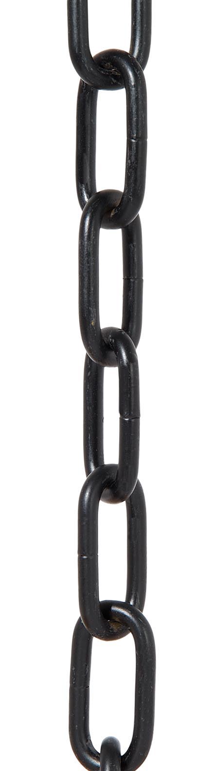 B&P Lamp Stahl-Lampenkette Oval, 5 Gauge, 91 Cm Länge – Robuste Zierkette Für Deko & Industrielook