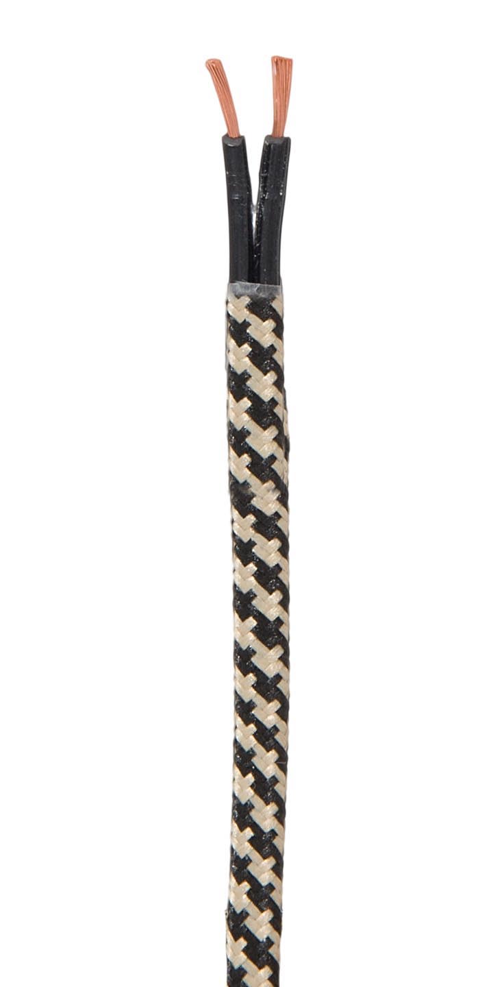 B&P Lamp SPT-2-B Rayon Covered Cord - Picture 12 of 36