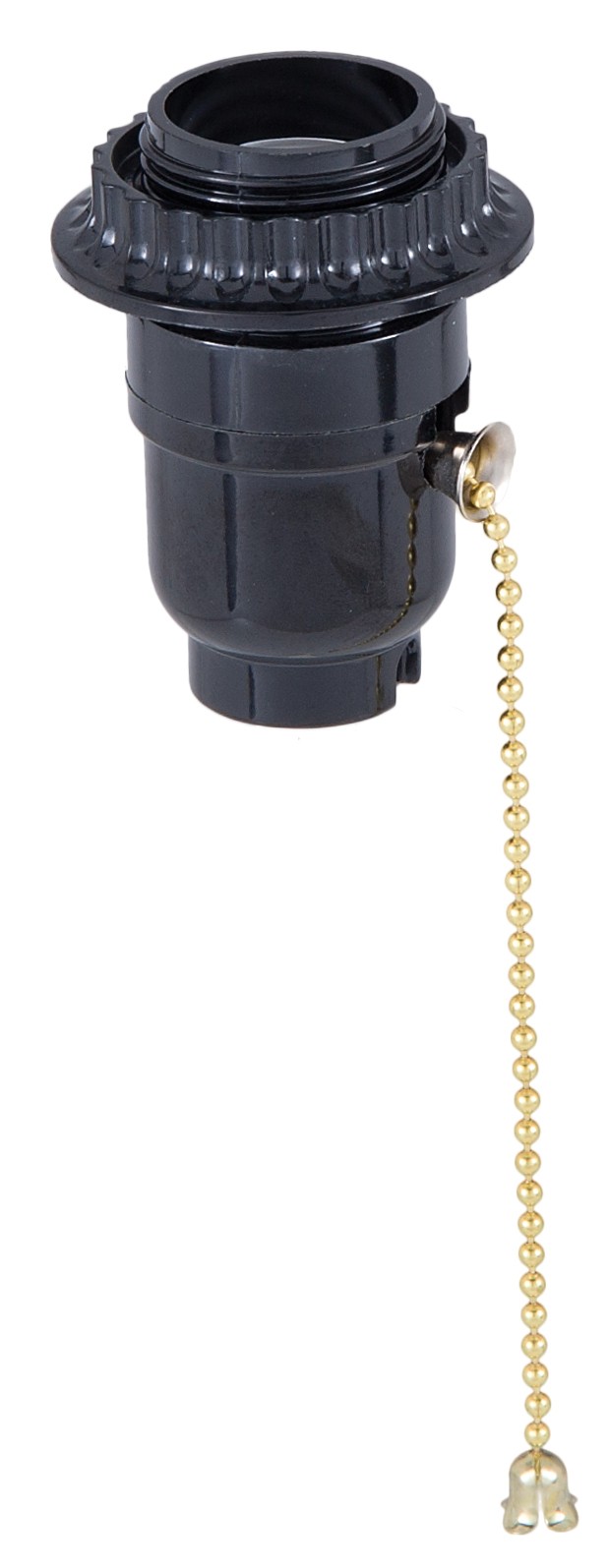B&P Lamp® Plastic Pull Chain Socket With Retaining Ring