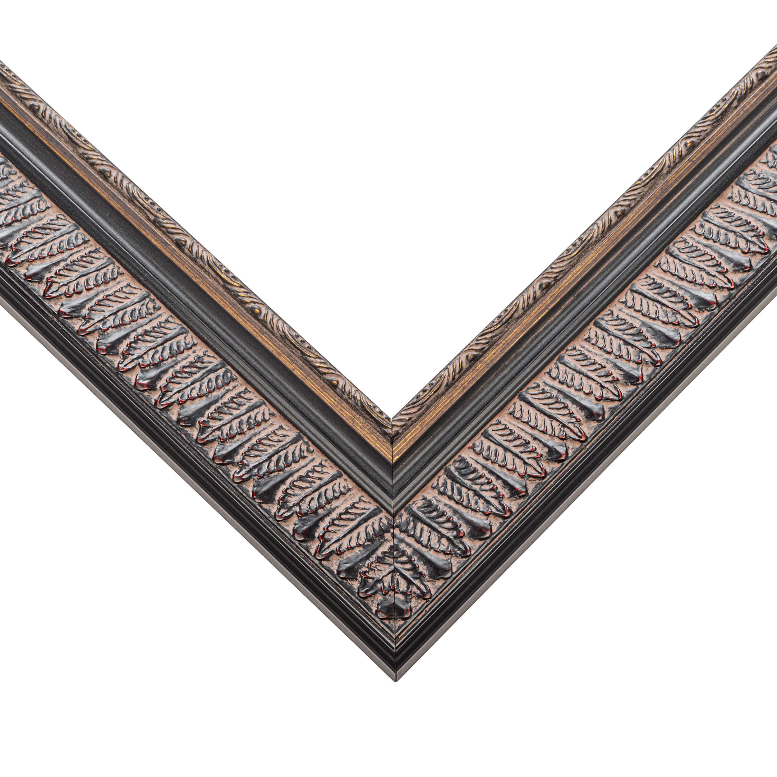 Ornate Black Picture Frame - UV Acrylic,Backing, Hanging Hardware - Bild 3 von 29