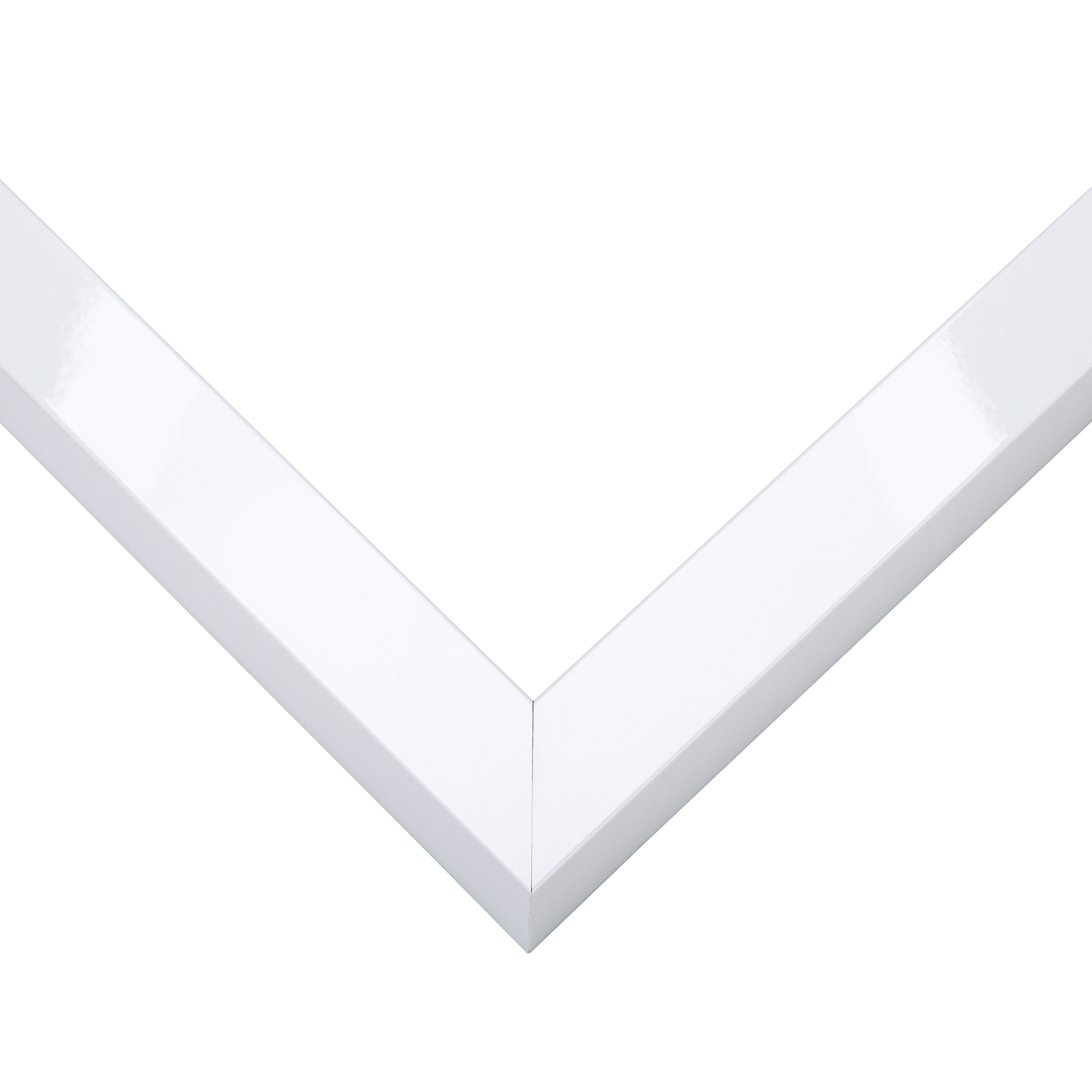 Slim Profile White Frame – UV Acrylic, Backing Board, Hanging Hardware Included