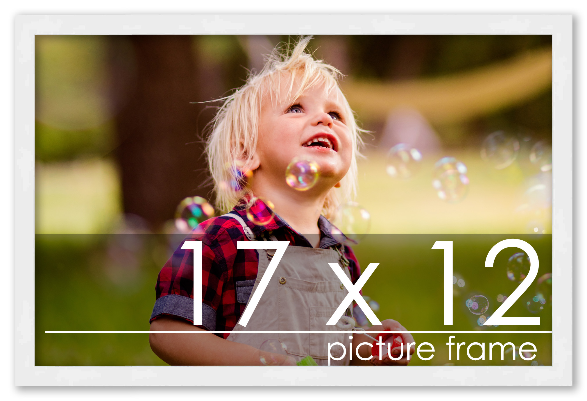 17x12 Solid Wood Picture Frame with UV Acrylic, Available in 6 Finishes - Bild 36 von 43