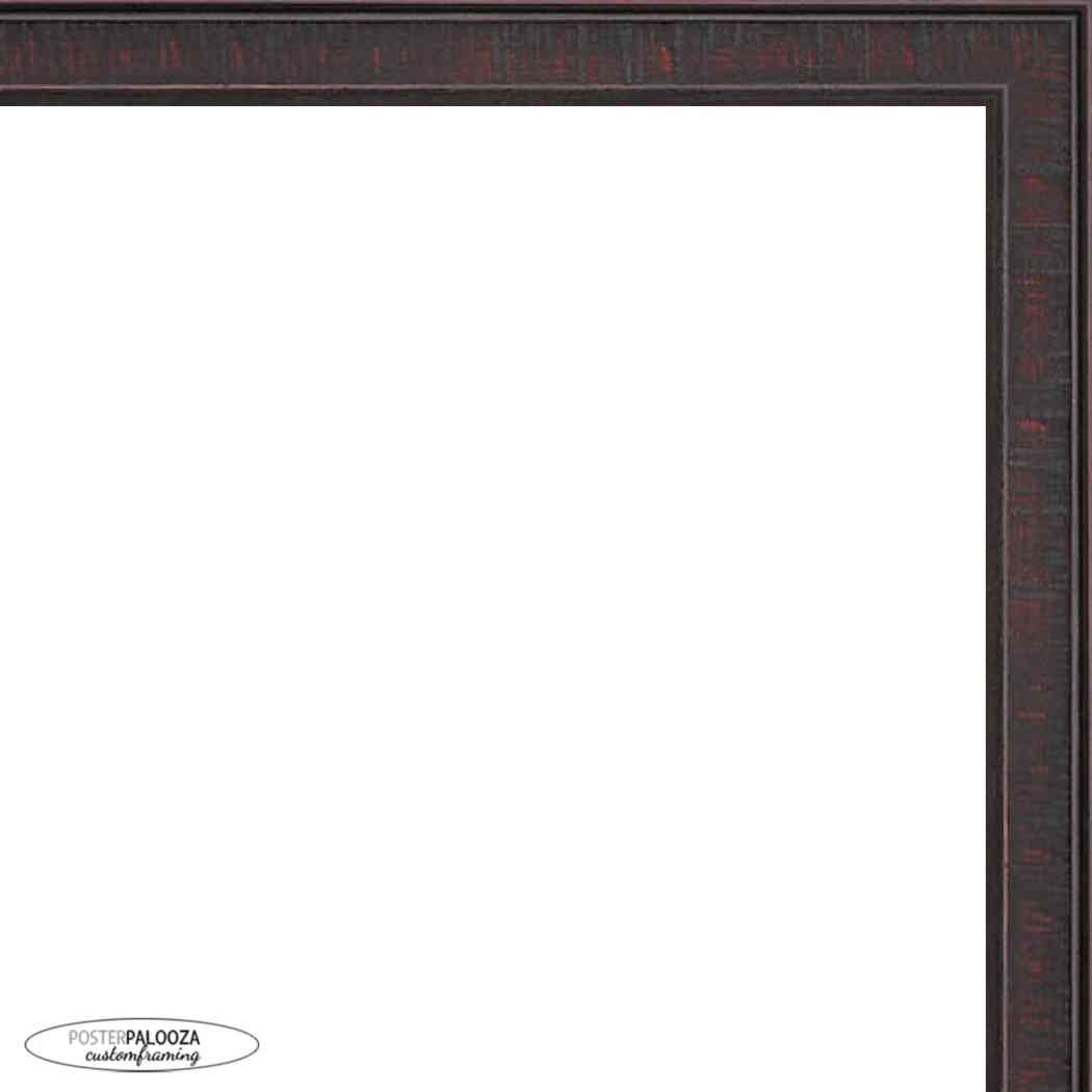 Textured Brown Picture Frame – UV Acrylic,Backing, Hanging Hardware