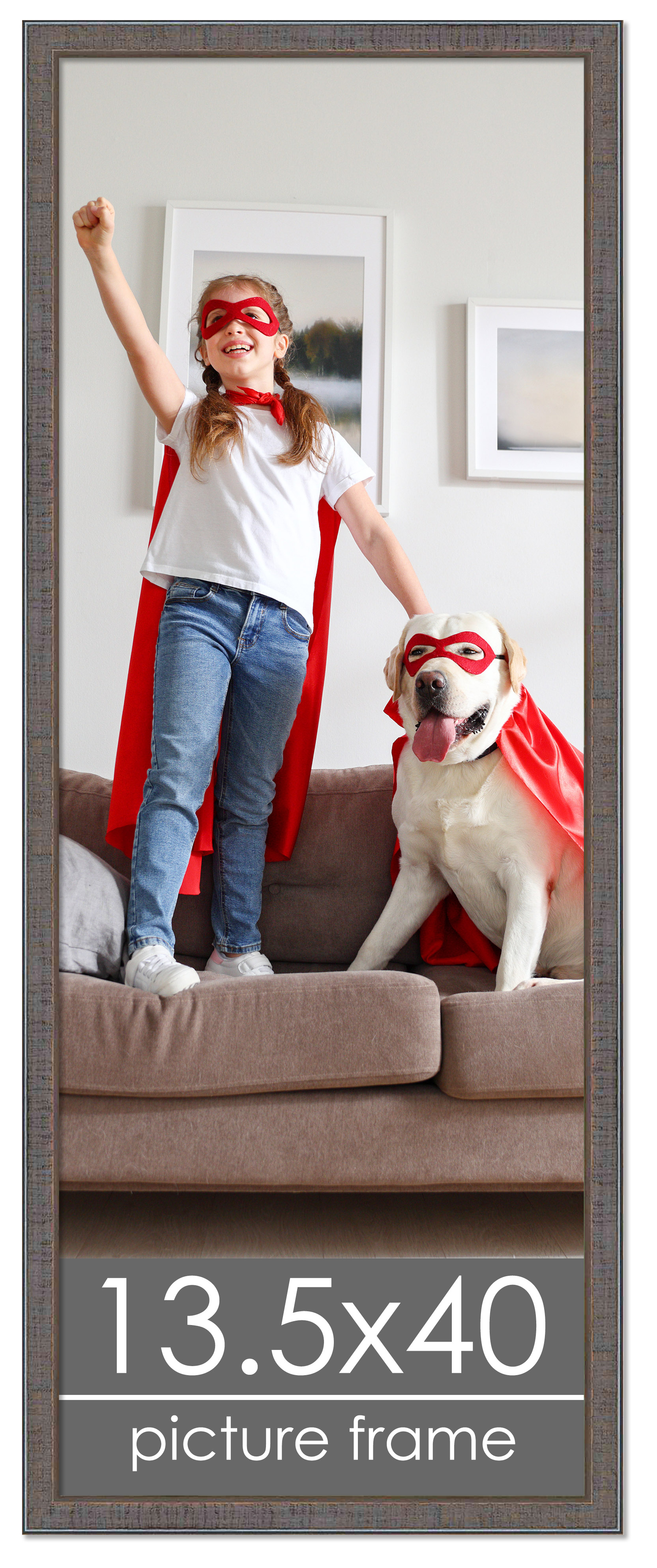 Panoramic Textured Grey Picture Frame - UV Acrylic, Backing, Hanging Hardware - Picture 88 of 407