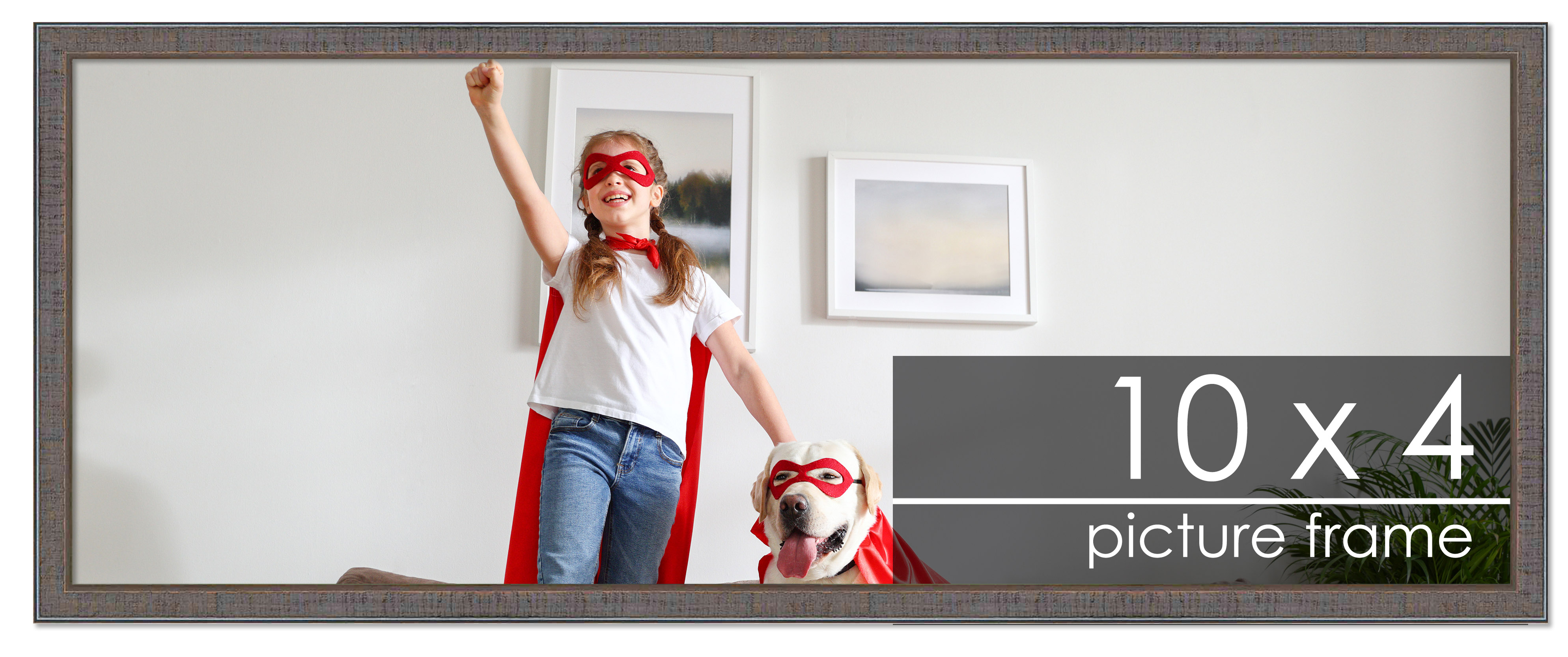 Panoramic Textured Grey Picture Frame - UV Acrylic, Backing, Hanging Hardware - Picture 40 of 407