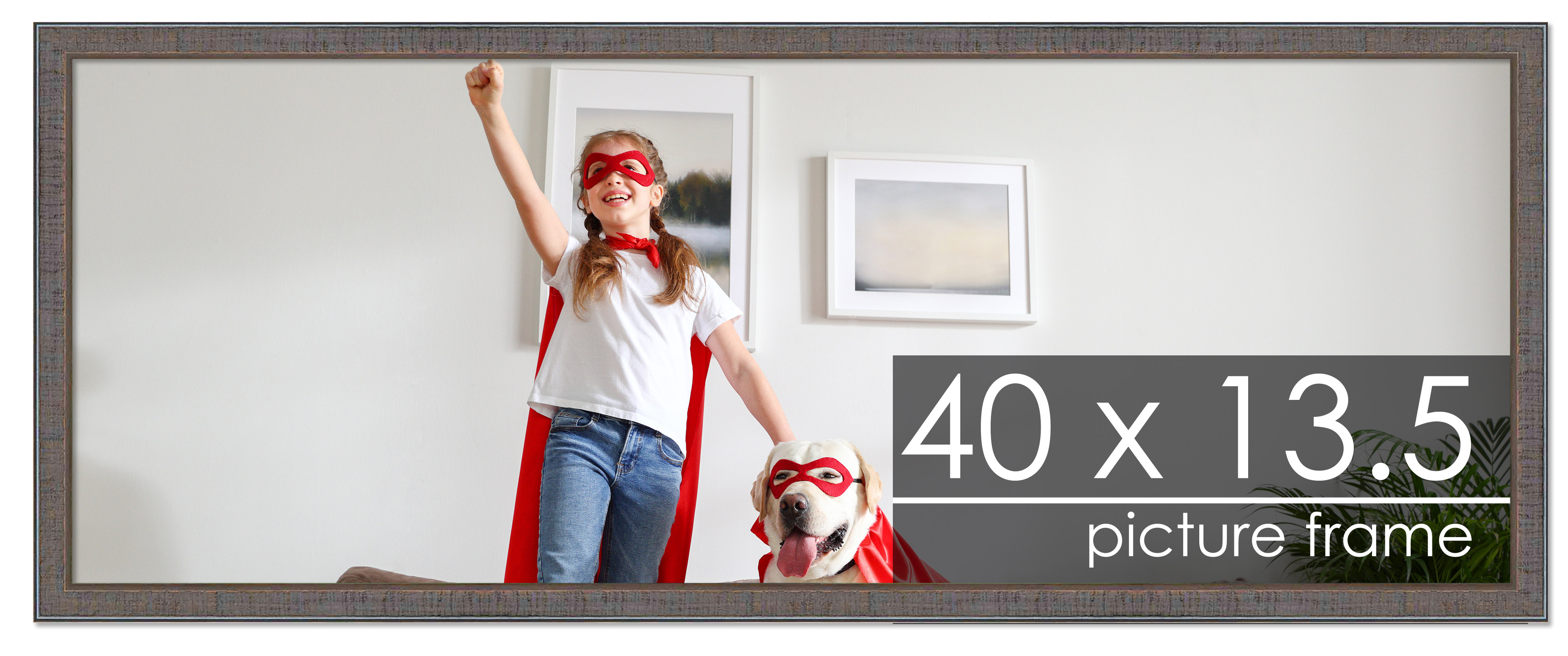 Panoramic Textured Grey Picture Frame - UV Acrylic, Backing, Hanging Hardware - Picture 288 of 407
