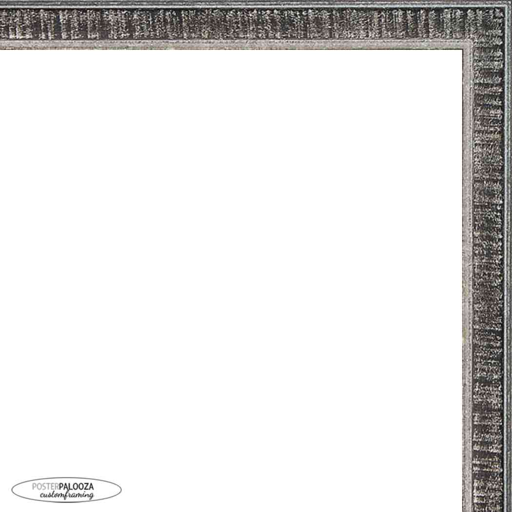 Panoramic Textured Black Picture Frame – UV Acrylic, Backing, Hanging Hardware