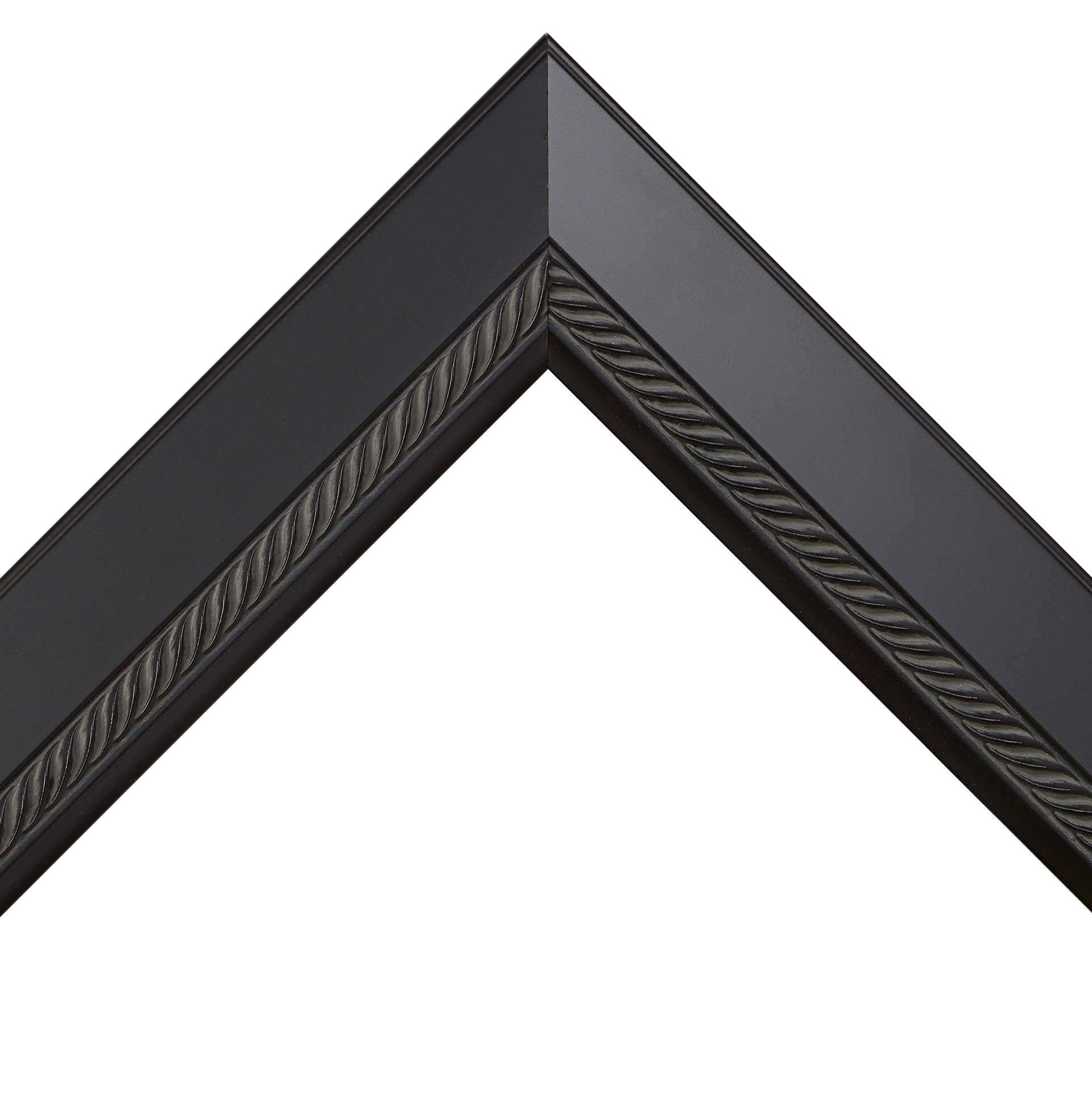 Photo Size Traditional Black Picture Frame – UV Acrylic, Backing, Hardware
