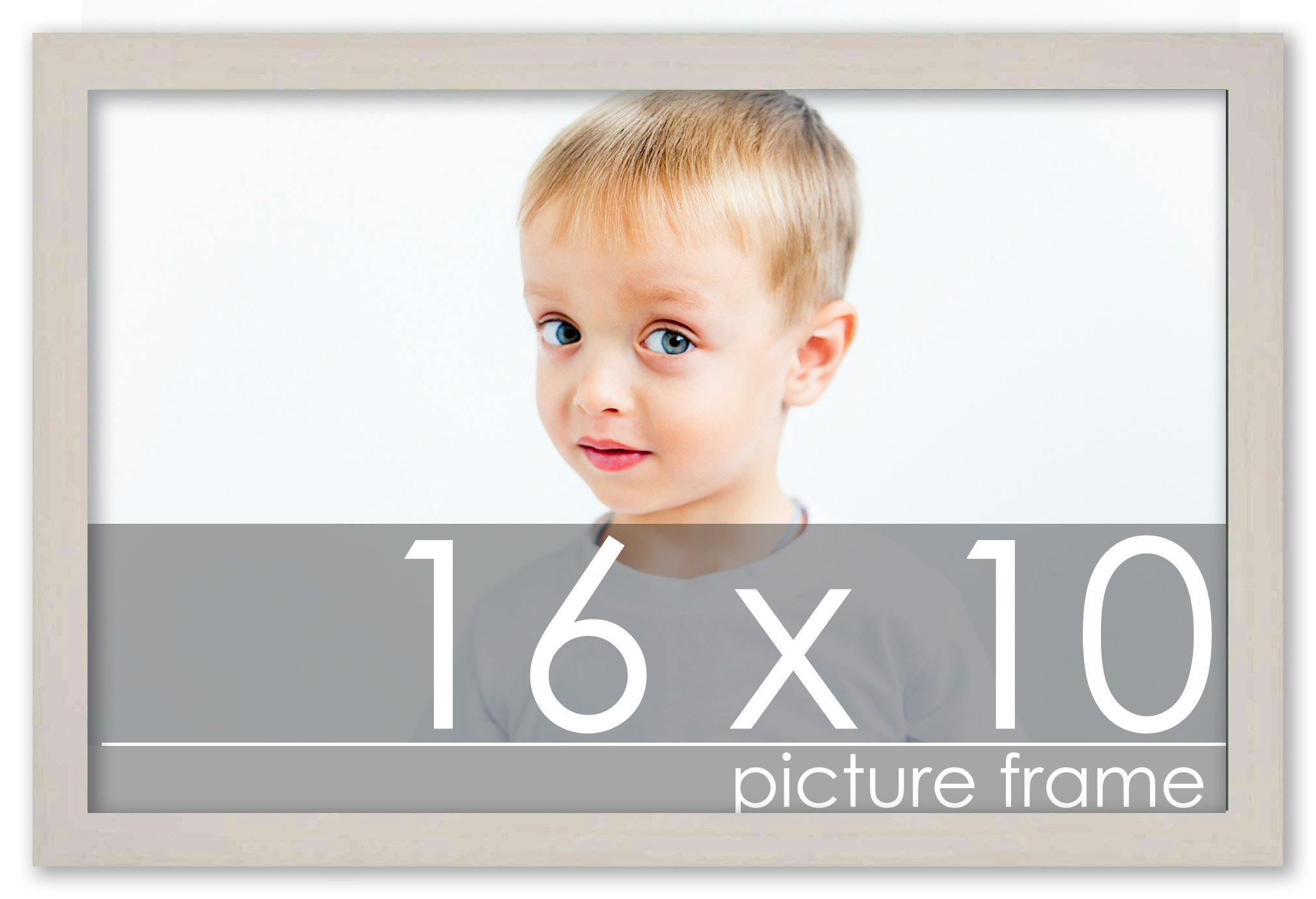 Modernist White Frame – UV Acrylic, Backing Board, Hanging Hardware Included