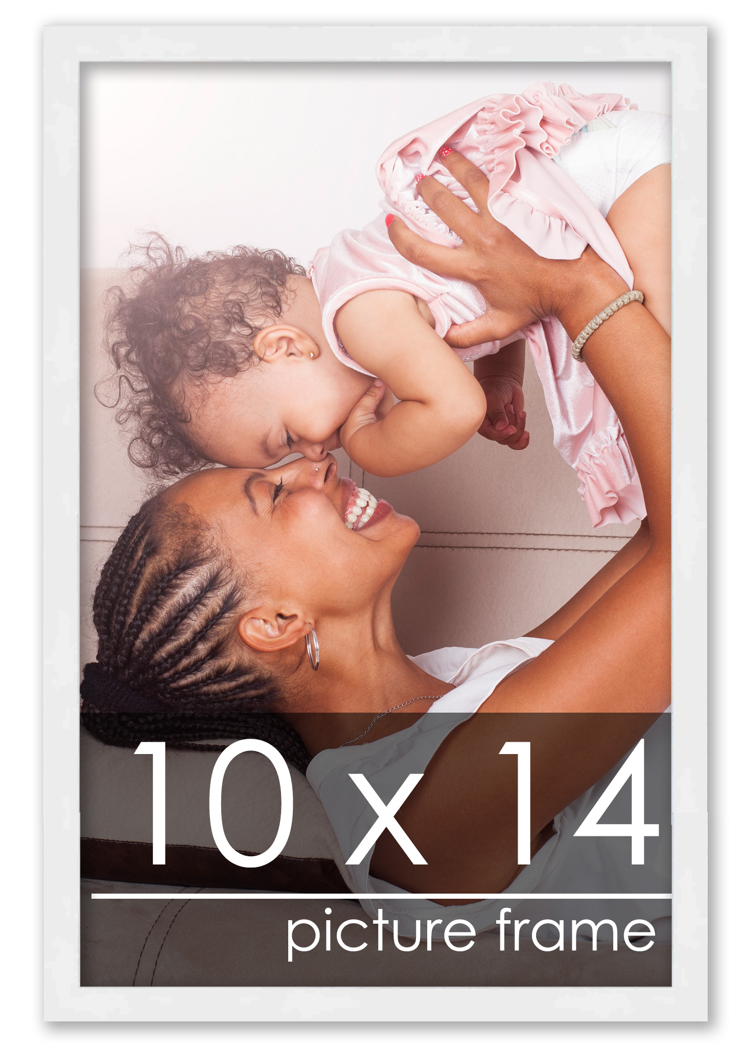 10x14 Solid Wood Picture Frame with UV Acrylic, Available in 6 Finishes - Picture 45 of 52