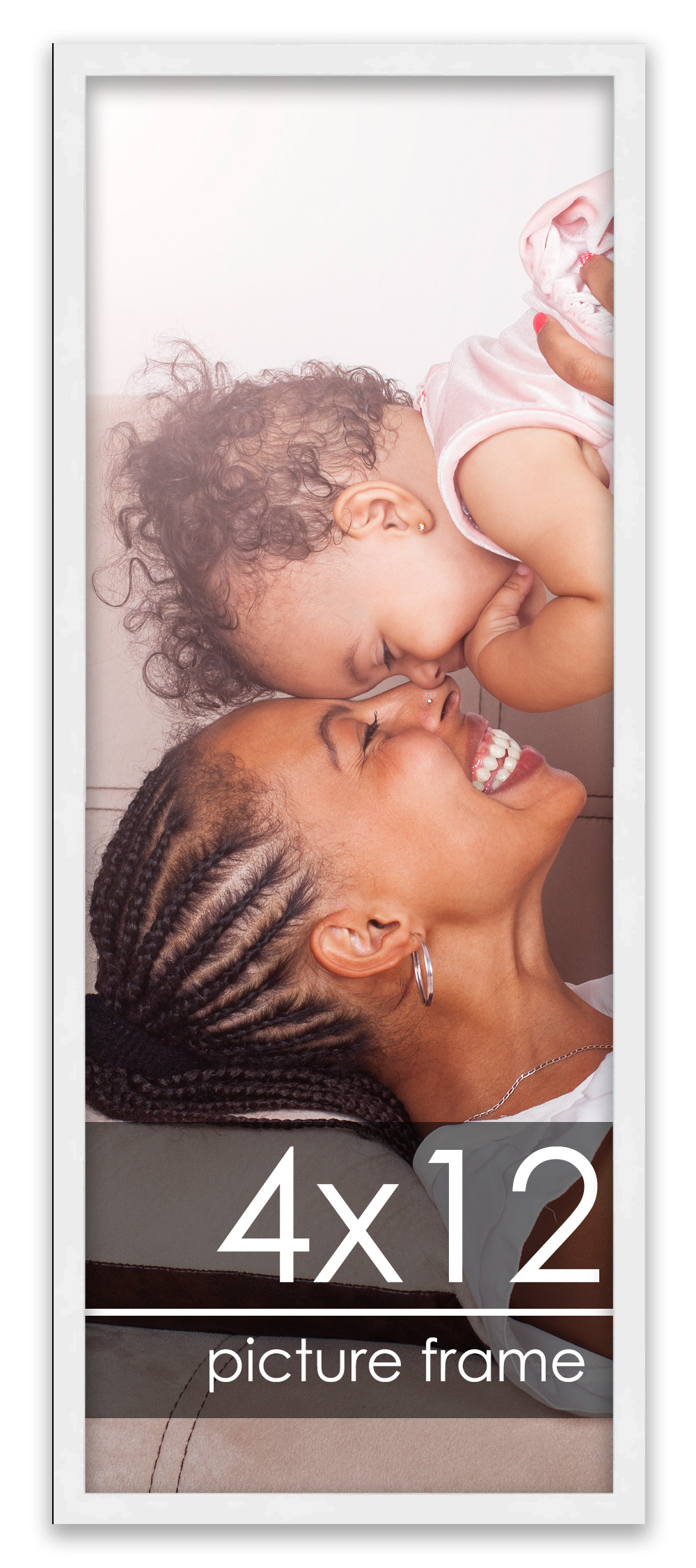 4x12 Solid Wood Picture Frame with UV Acrylic, Available in 6 Finishes - Picture 45 of 52