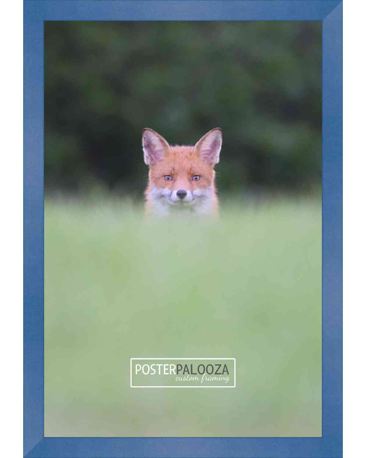 Classic Modern Blue Picture Frame - UV Acrylic,Backing, Hanging Hardware - Picture 9 of 12