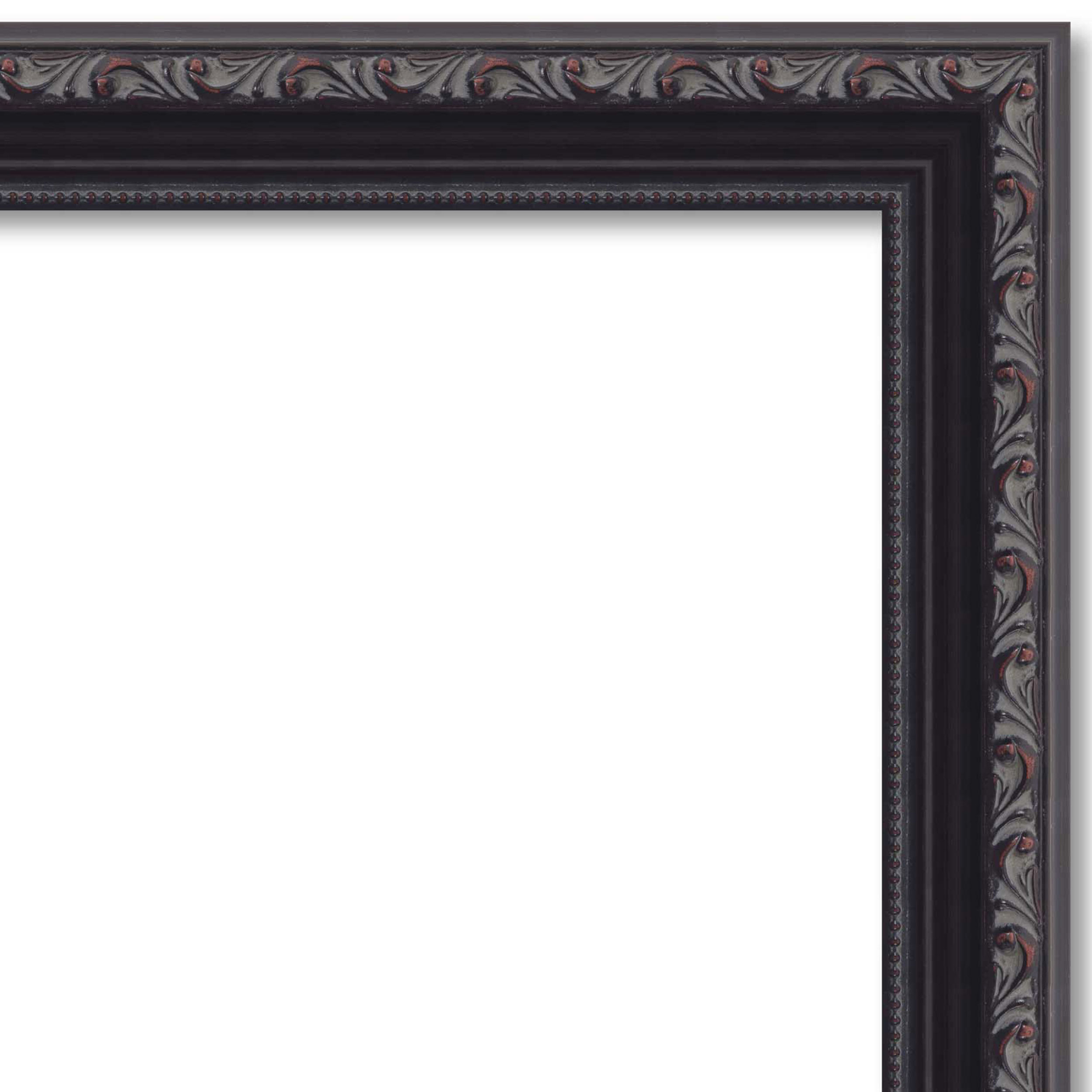Antique Red Picture Frame – UV Acrylic, Backing Board, Hanging Hardware Included
