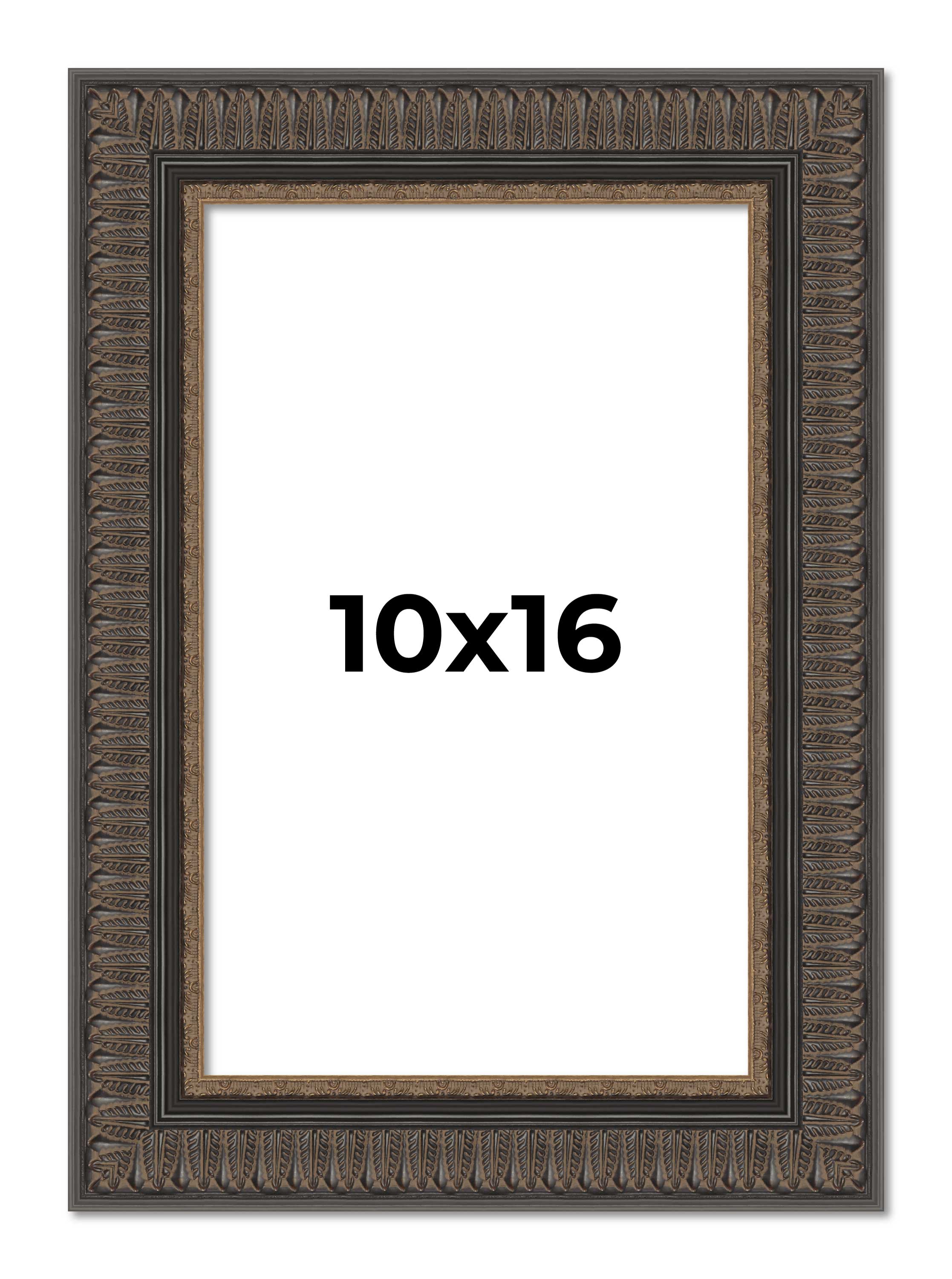 Museum Brown Picture Frame – UV Acrylic,Backing, Hanging Hardware