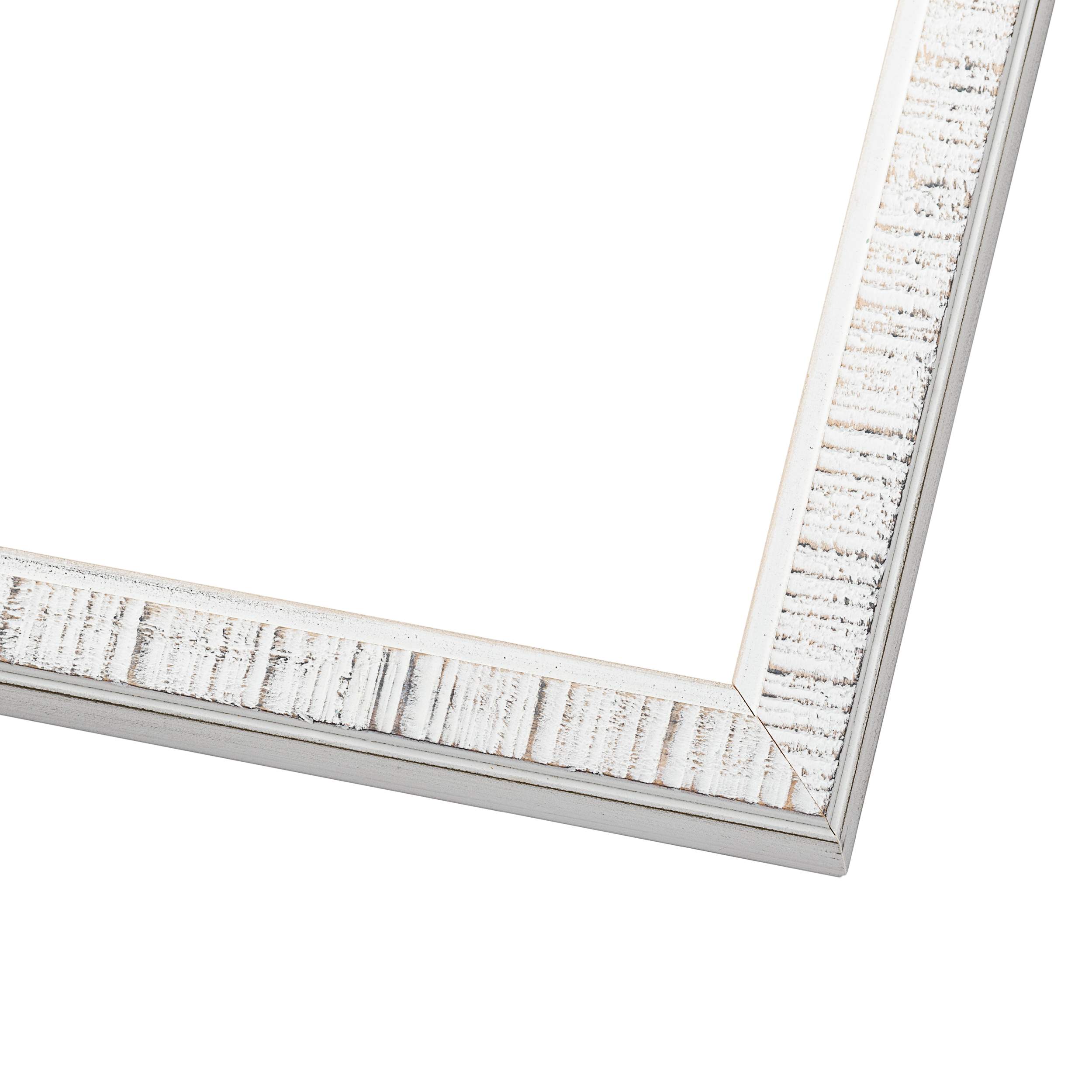 10x8 Frame White Picture Frame Complete Modern Photo Frame UV Acrylic, Acid Free - Picture 2 of 9