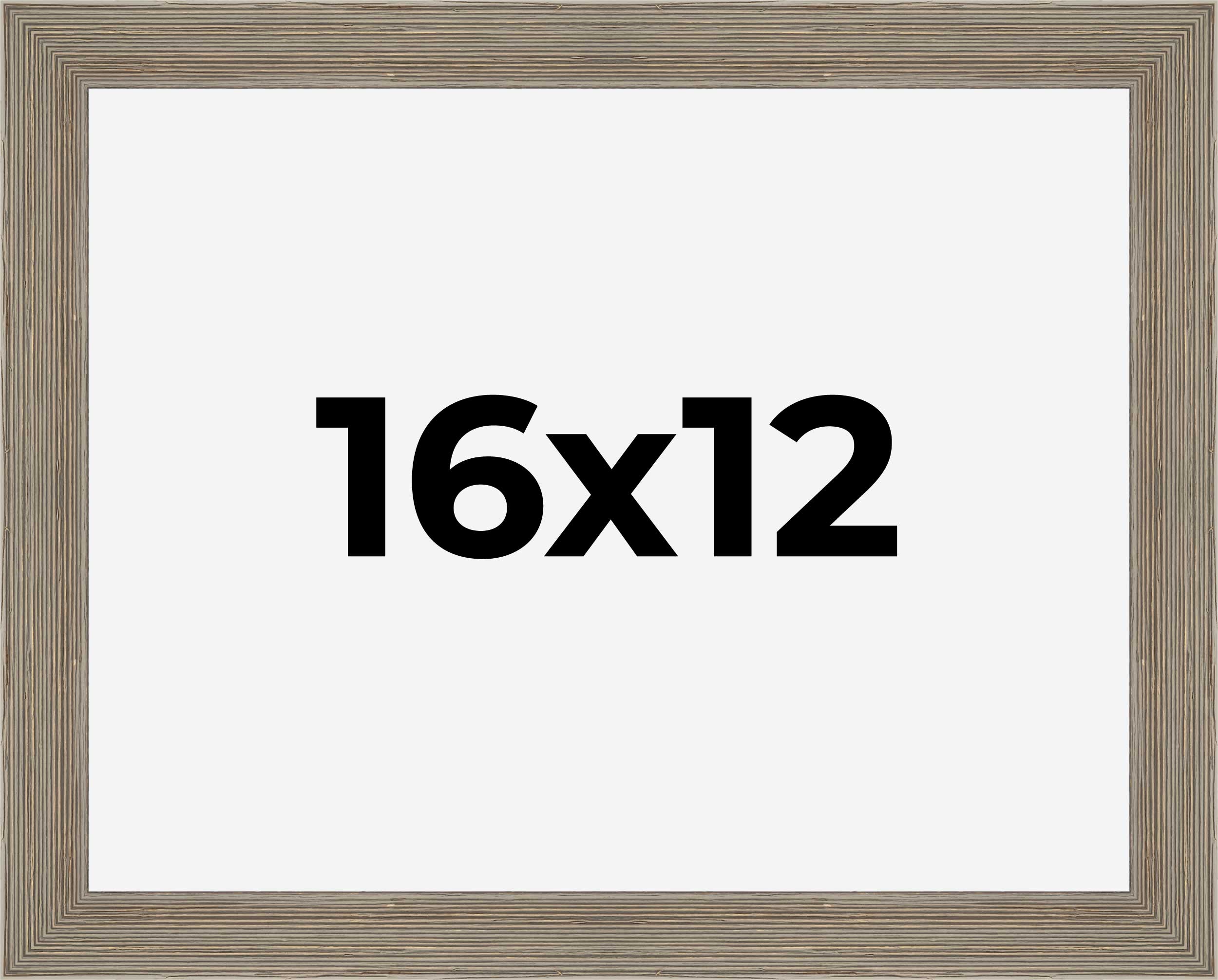 16x12 Rahmen Grau Echtholz Bilderrahmen Breite 1,5 cm | Innenrahmentiefe - Bild 9 von 9