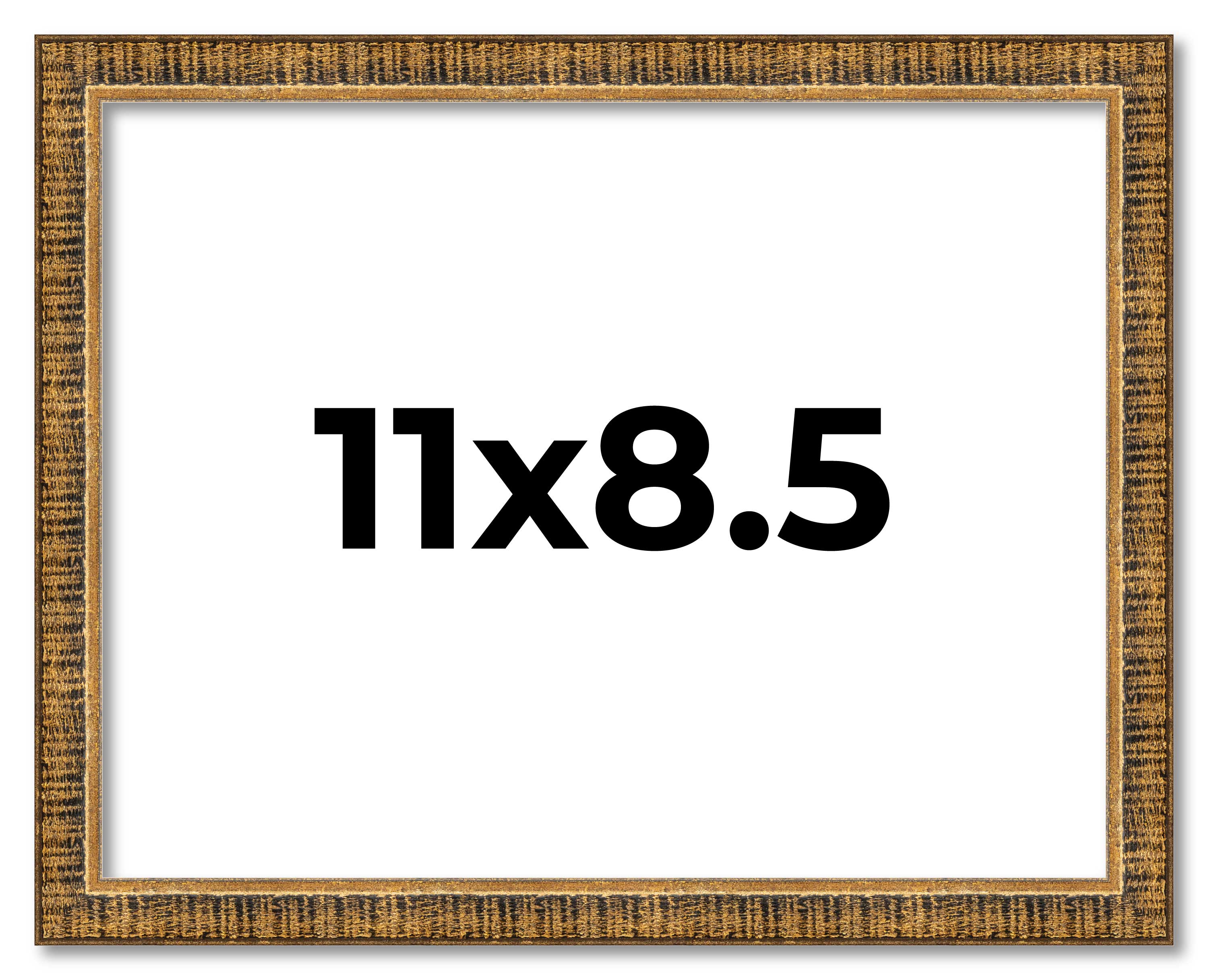 11x8-5-frame-gold-picture-frame-modern-photo-frame-uv-acrylic-acid