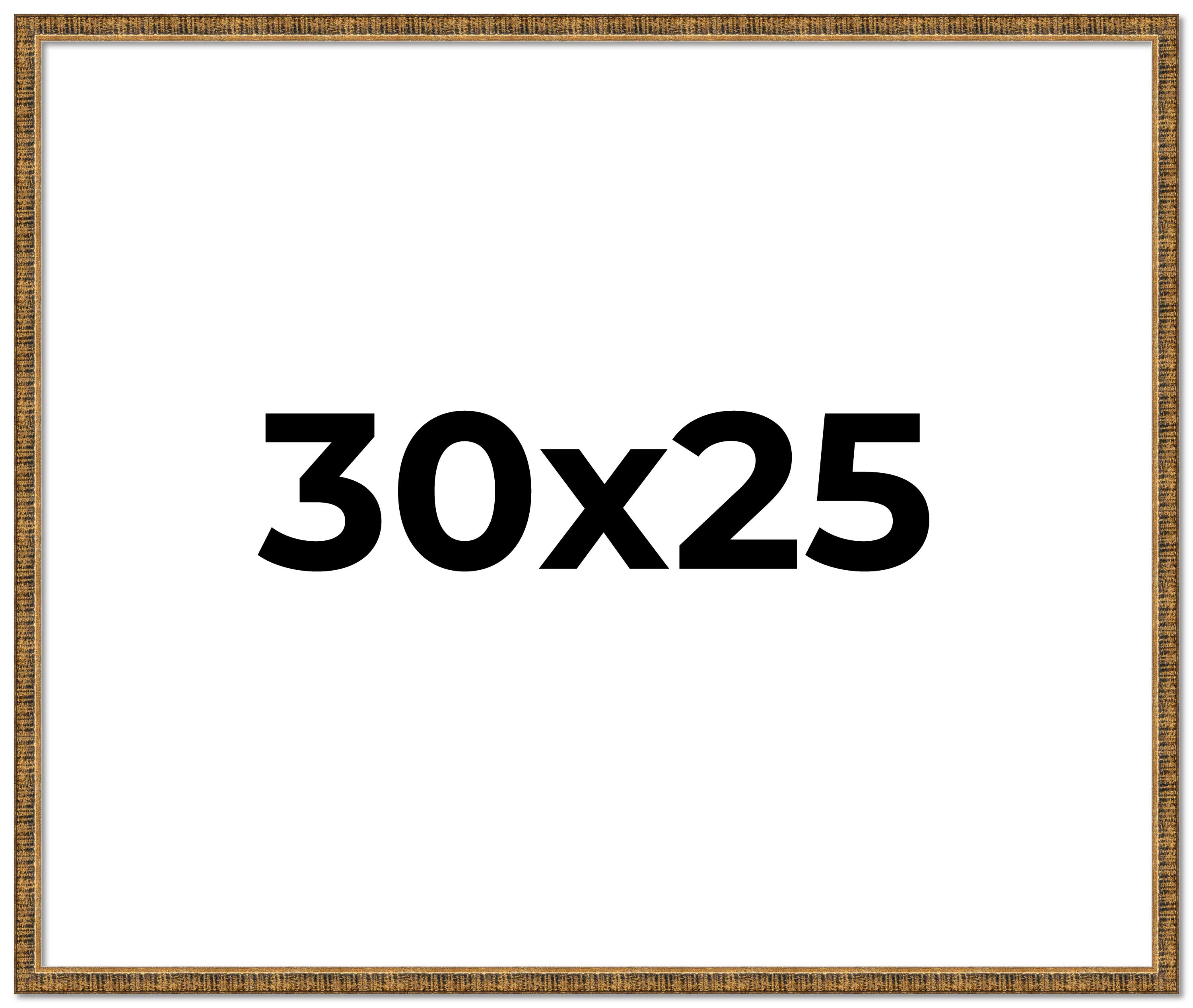 30x25 Frame Gold Kingsley Distressed Solid Wood Picture Frame Width 0.75 Inches main product image