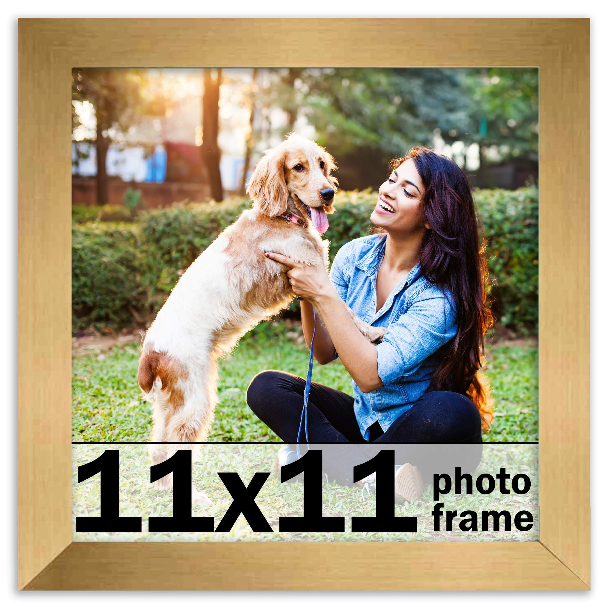 11x11 Rahmen Metallic Bronze Bilderrahmen Fotorahmen UV Acryl, Säurefrei - Bild 1 von 9