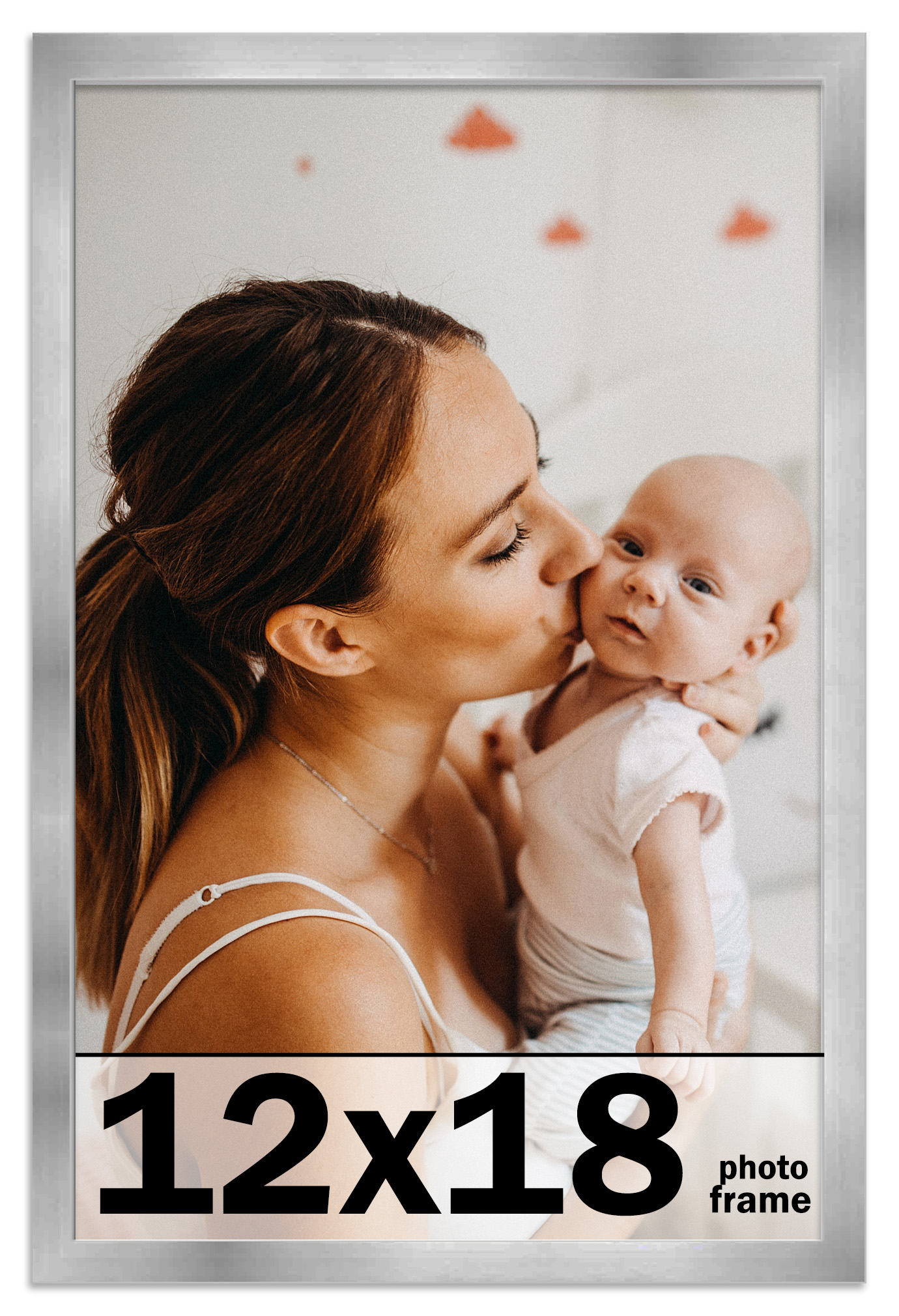 12x18 Frame Stainless Steel Silver Picture Frame Photo Frame UV Acrylic