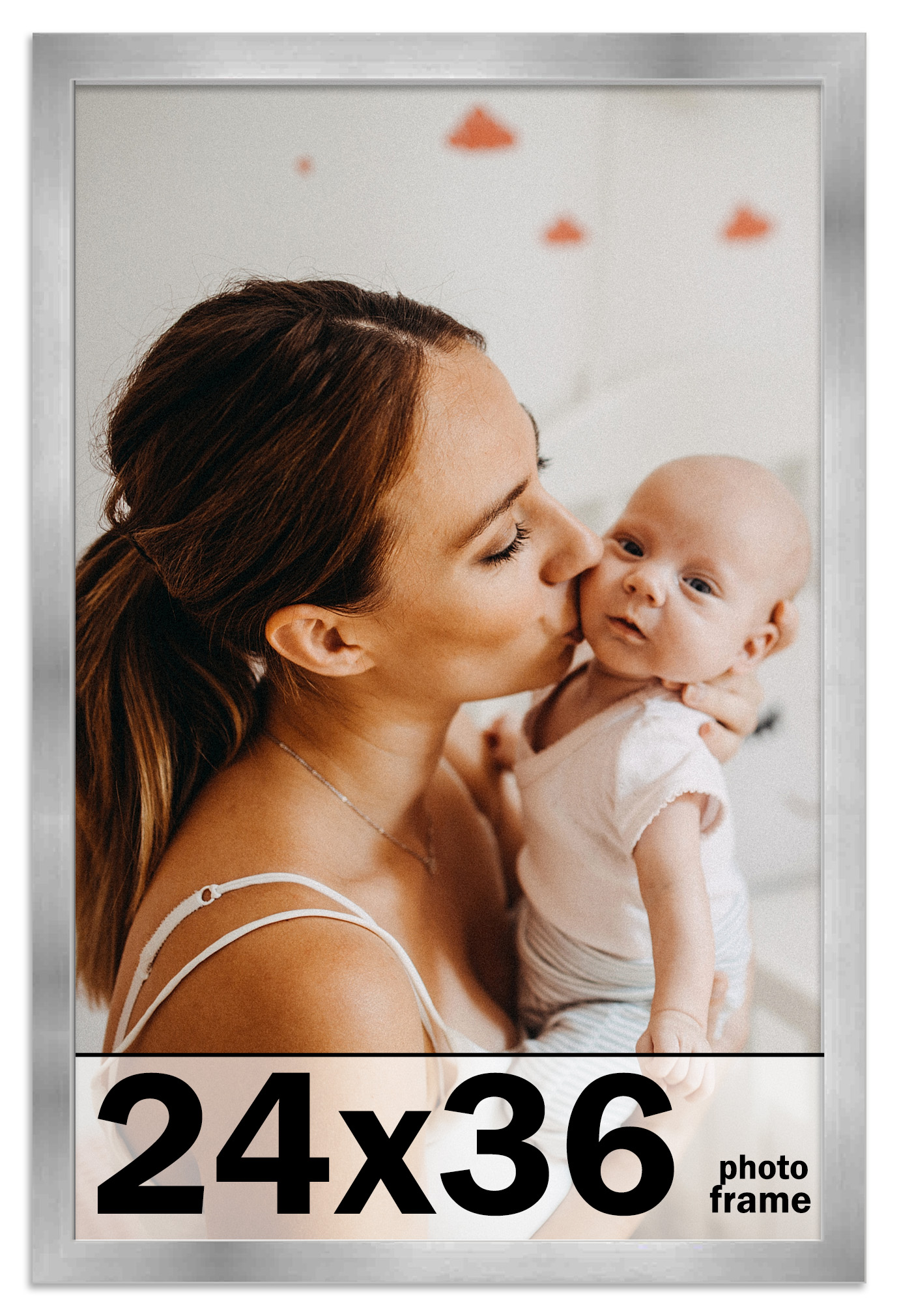 24x36 Frame Stainless Steel Silver Picture Frame Photo Frame UV Acrylic