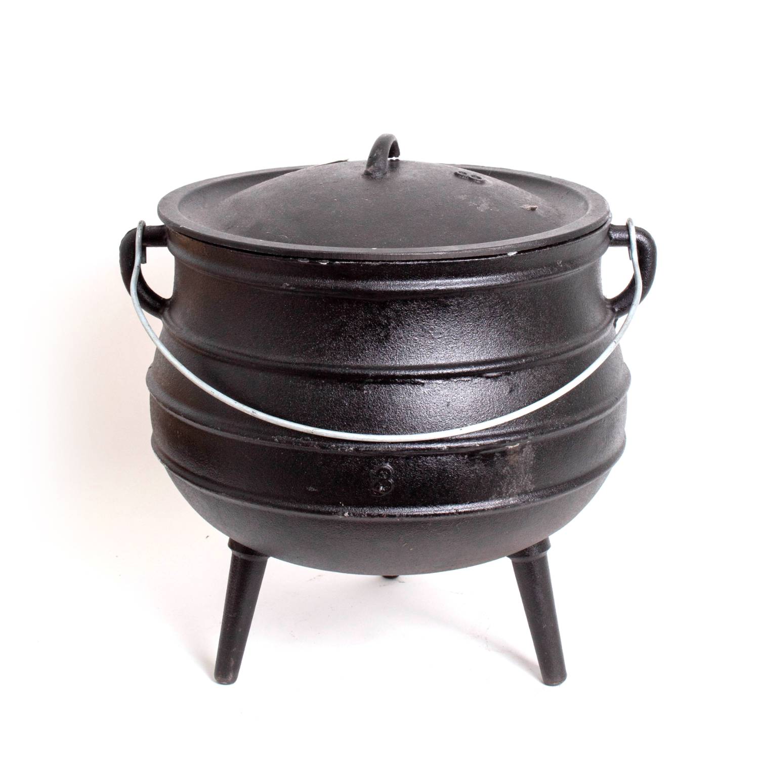 Lehman's Campfire Hervidor de agua - Olla de hierro fundido con 3 patas y tapa - Imagen 36 de 47