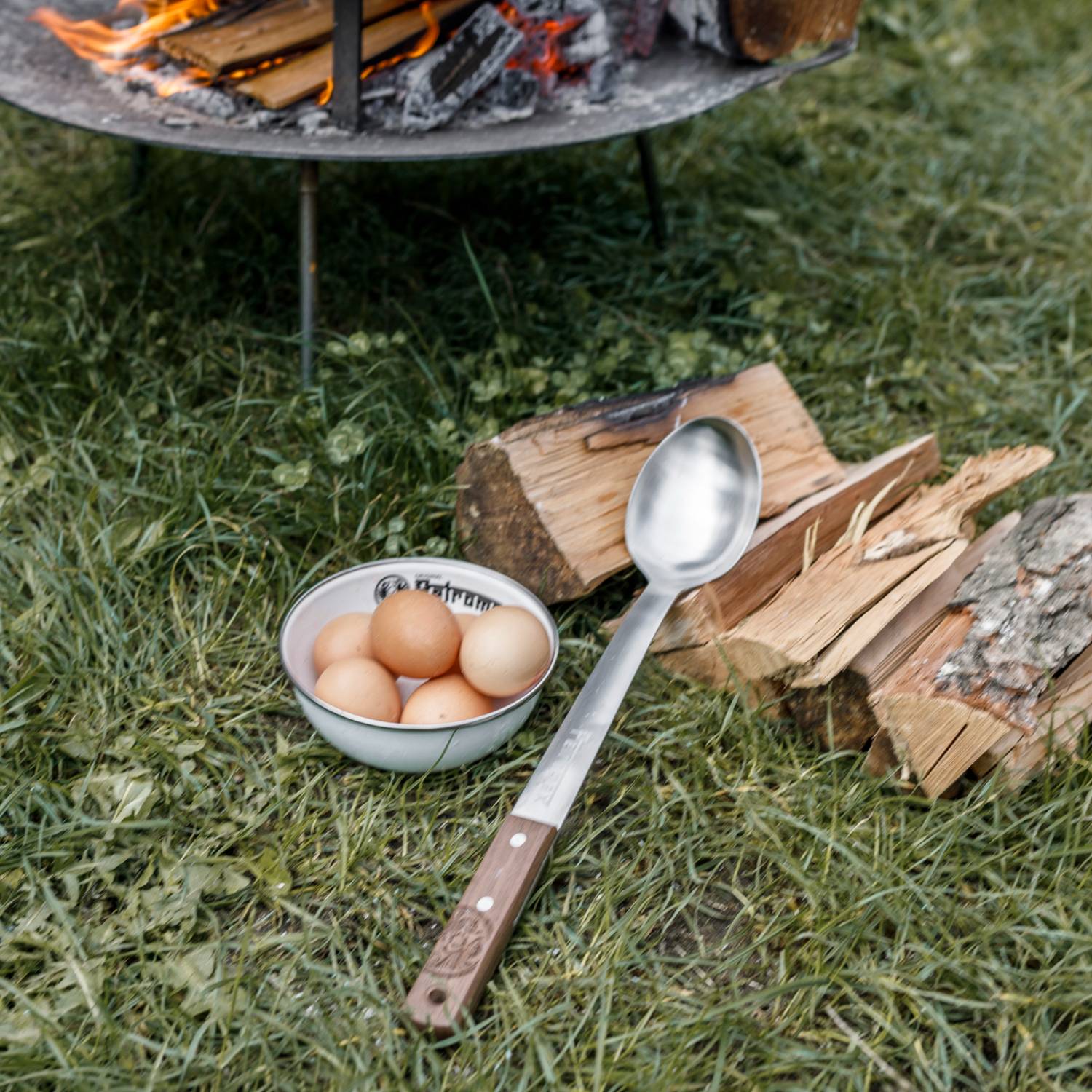 Petromax Heavy Duty Serving Spoon for Kitchen or Campfire, Stainless Steel - Picture 12 of 14