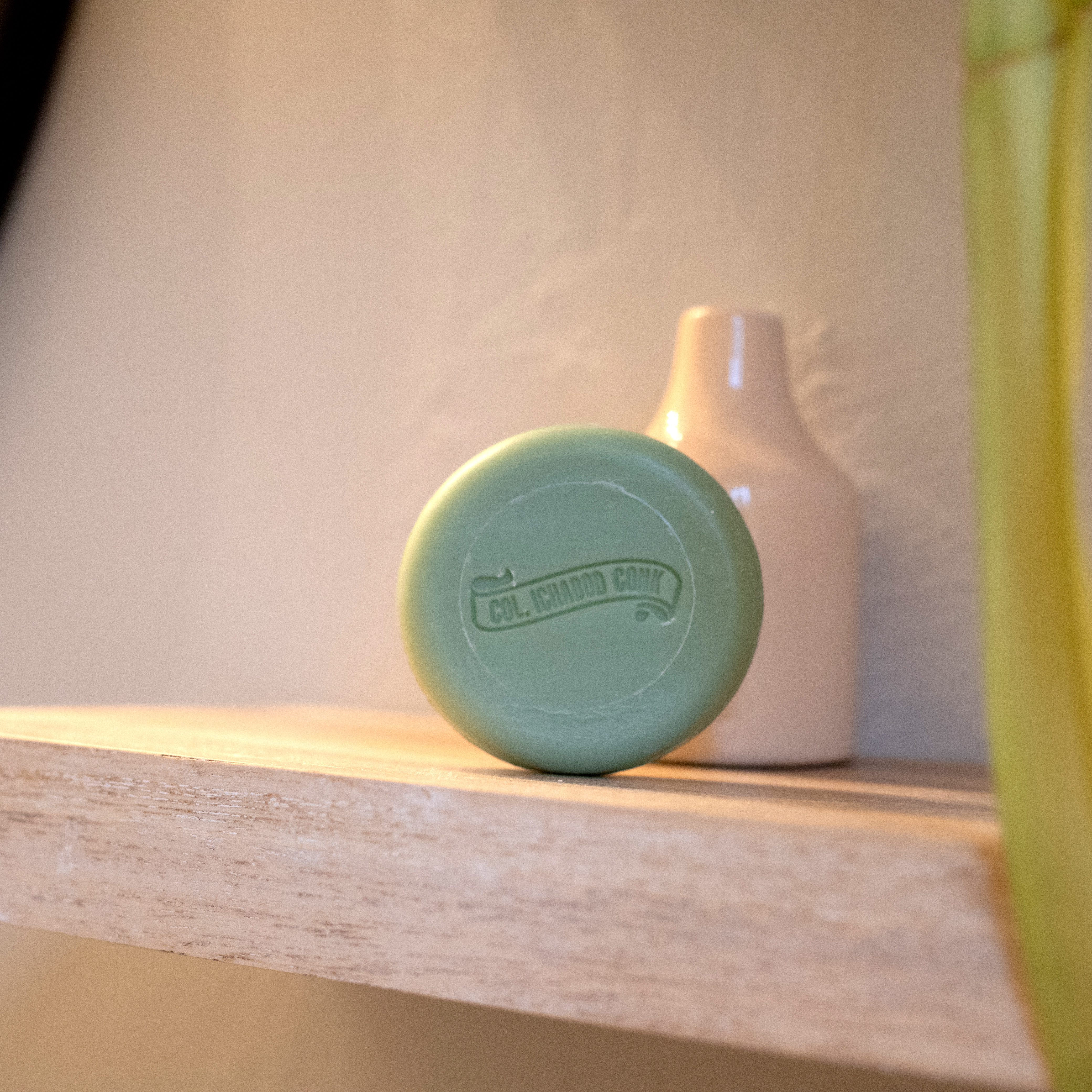 Col Conk Lime Shaving Soap - Traditional Glycerine Lime Scented Shave Soap Bar