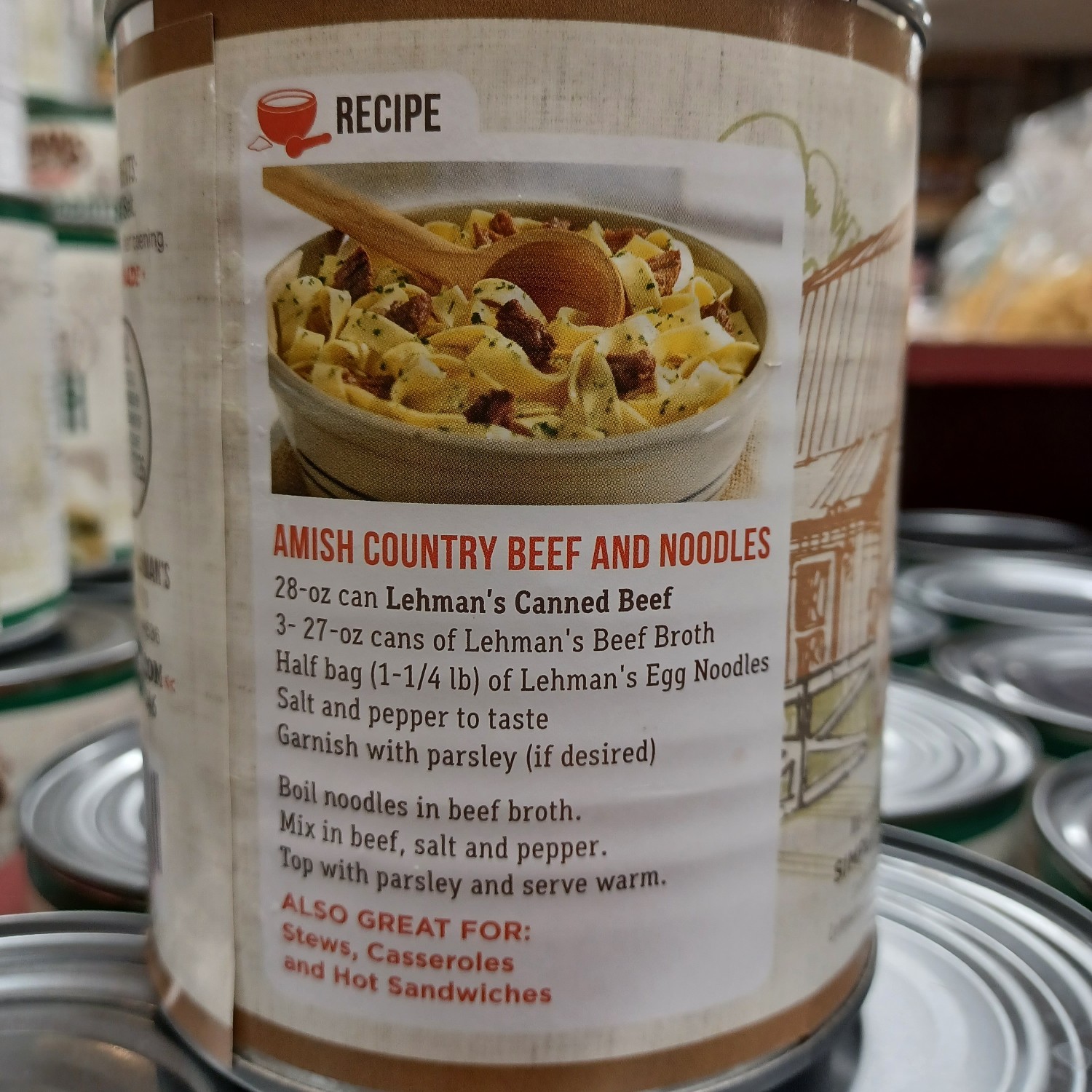 Lehman's All Natural Canned Meat, USA Made Ready to Eat, 14.5 oz Can - Picture 11 of 31