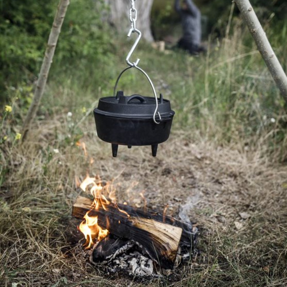 Petromax Gusseisen Dutch Oven für Lagerfeuer oder Hausküche, vorgewürzt, 3 Beine - Bild 11 von 49