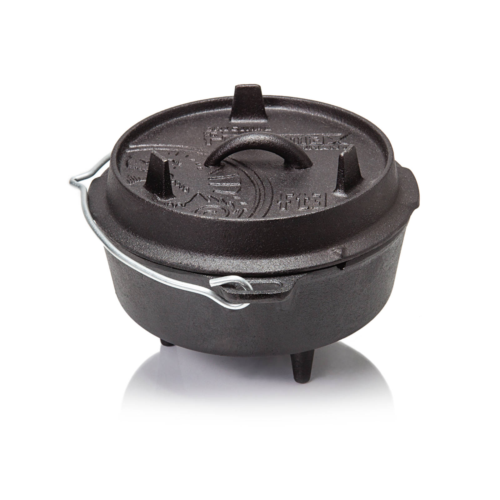Petromax Gusseisen Dutch Oven für Lagerfeuer oder Hausküche, vorgewürzt, 3 Beine - Bild 9 von 49