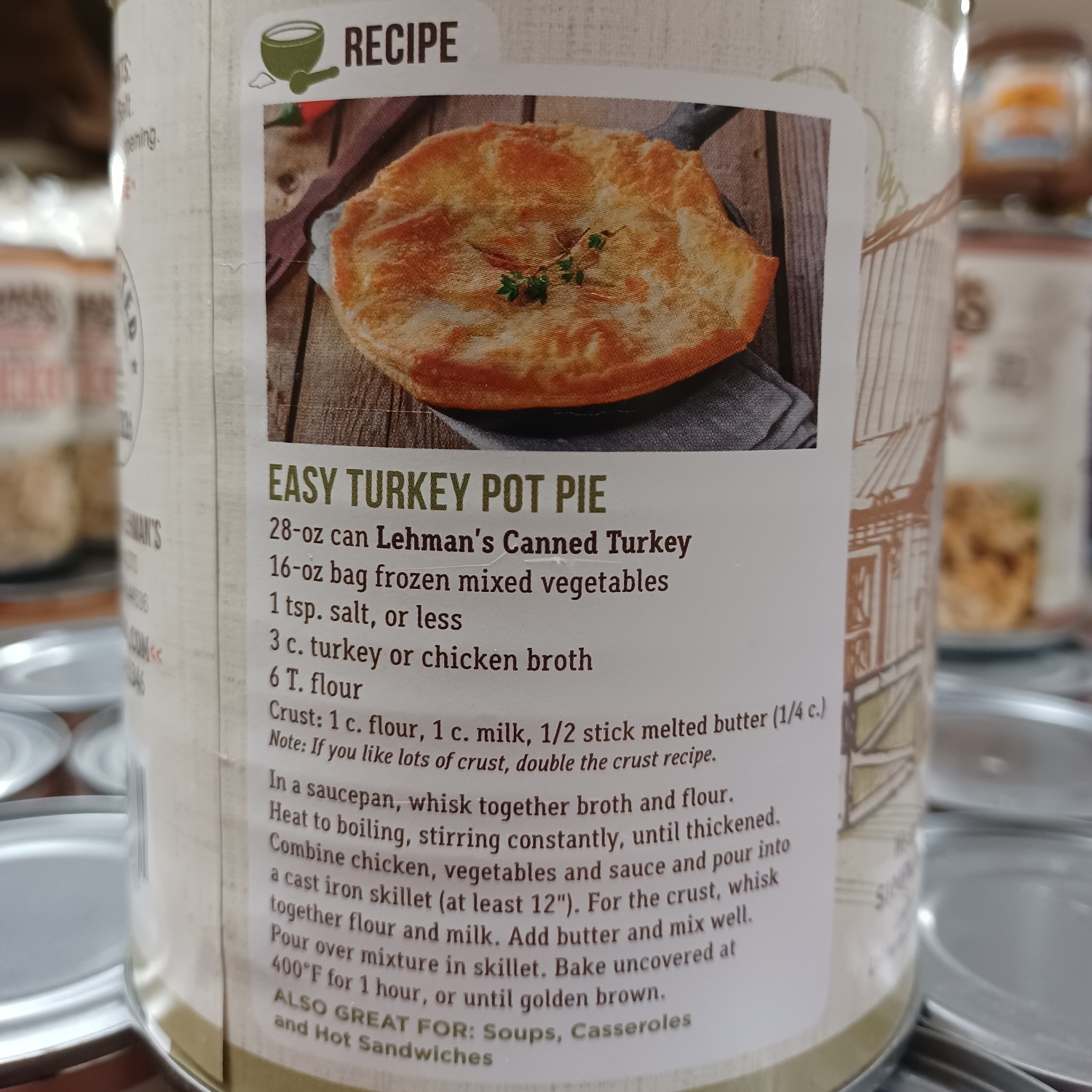 Lehman's All Natural Canned Meat, USA Made Ready to Eat, 14.5 oz Can - Picture 29 of 31