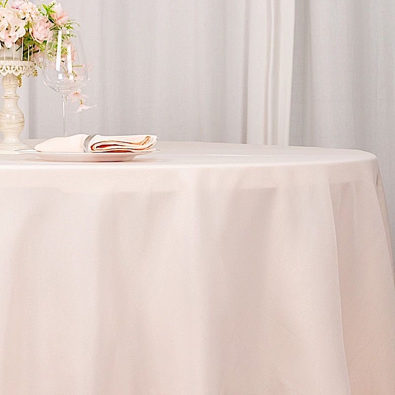 6 pcs 132" Round Premium Polyester Tablecloths Wedding Party Table Linens SALE - Picture 20 of 100