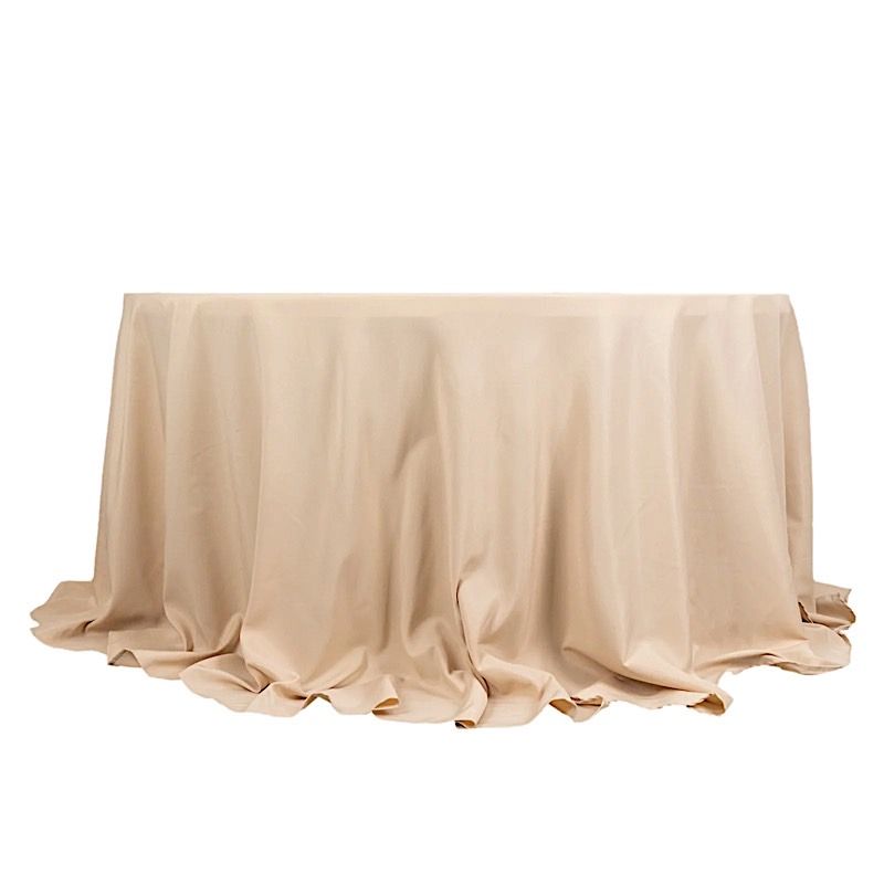 6 pcs 132" Round Premium Polyester Tablecloths Wedding Party Table Linens SALE - Picture 4 of 100
