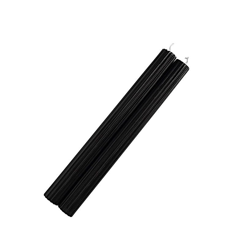 5 Unscented 9 in Premium Wax Taper CANDLES Ribbed Design Party Events Supplies - Picture 37 of 73