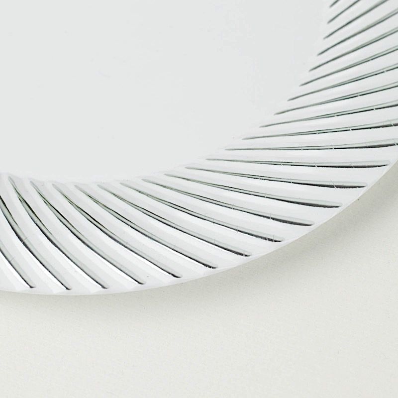 10 Round 9 in Disposable Dinner Plastic PLATES Swirl Design Trim Party Events - Picture 20 of 25