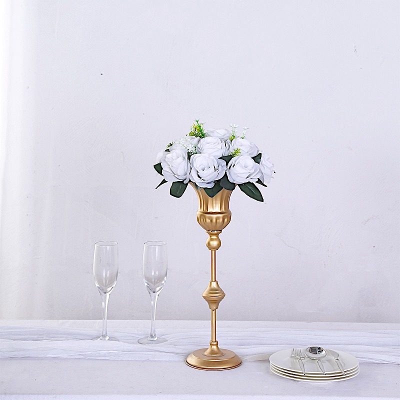 2 Bouquets 10" Silk Roses Artificial Flower Balls Wedding Party Home Decorations - Picture 30 of 34