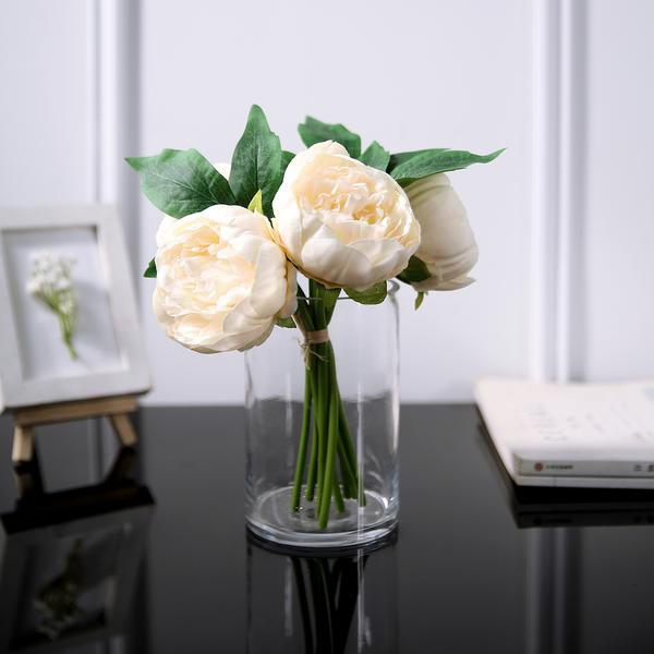 10" Silk Artificial Peony Flowers Wedding Centerpieces Arrangements Bouquets - Picture 5 of 60