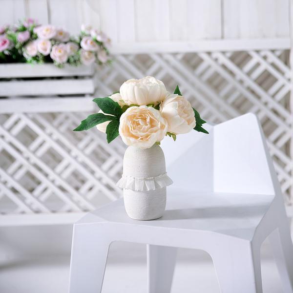 10" Silk Artificial Peony Flowers Wedding Centerpieces Arrangements Bouquets - Picture 8 of 60