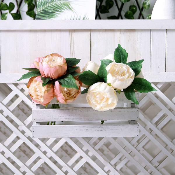 10" Silk Artificial Peony Flowers Wedding Centerpieces Arrangements Bouquets - Picture 6 of 60