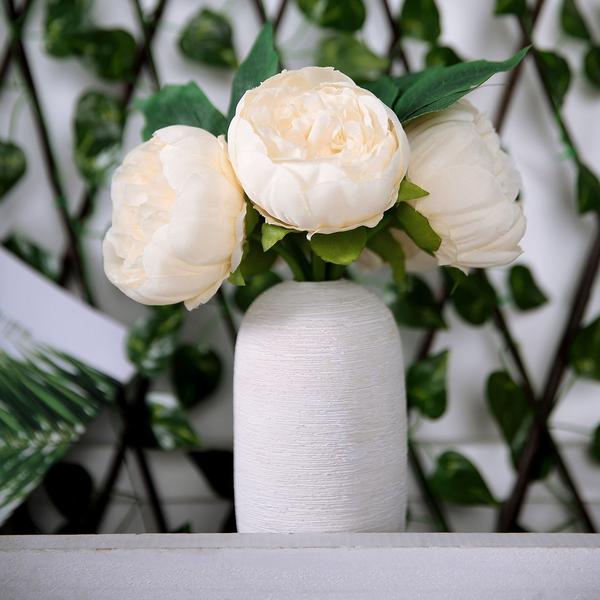 10" Silk Artificial Peony Flowers Wedding Centerpieces Arrangements Bouquets - Picture 7 of 60