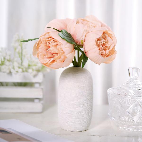 10" Silk Artificial Peony Flowers Wedding Centerpieces Arrangements Bouquets - Picture 41 of 60