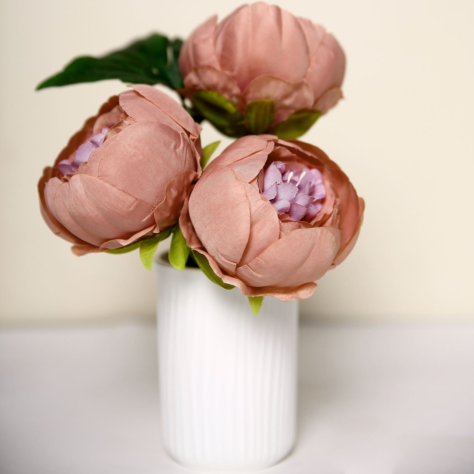 10 pcs 3-Inch Artificial Faux SILK PEONY FLOWER Heads Wedding Party Supplies - Picture 25 of 54