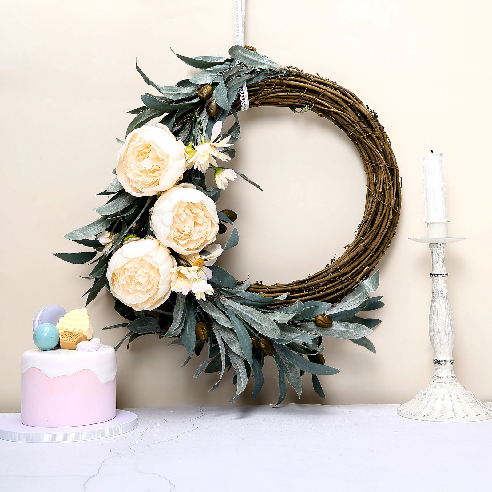 10 pcs 3-Inch Artificial Faux SILK PEONY FLOWER Heads Wedding Party Supplies - Picture 9 of 54