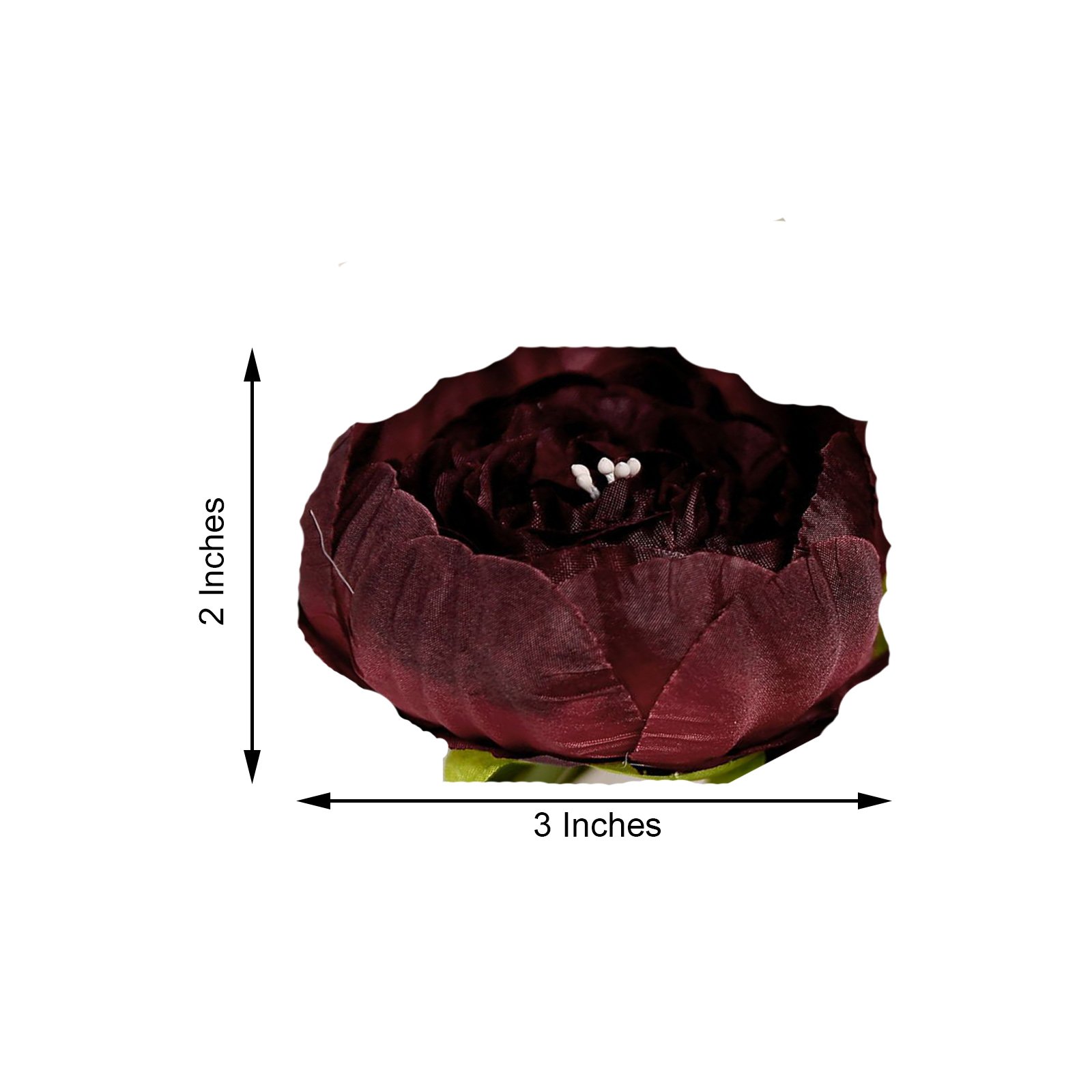 10 pcs 3-Inch Artificial Faux SILK PEONY FLOWER Heads Wedding Party Supplies - Picture 21 of 54