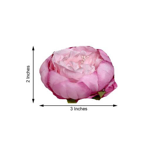 10 pcs 3-Inch Artificial Faux SILK PEONY FLOWER Heads Wedding Party Supplies - Picture 35 of 54