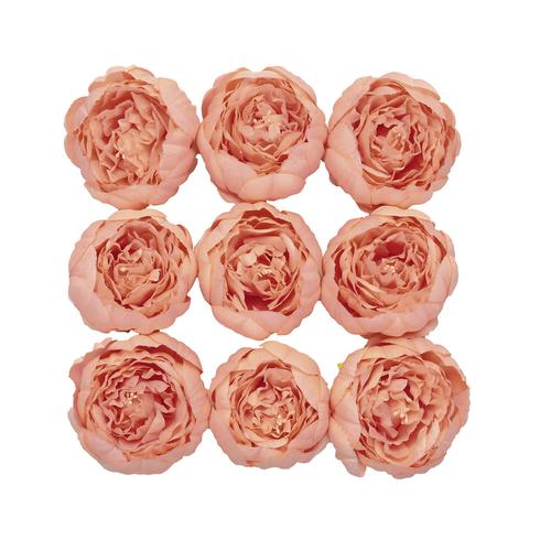 10 pcs 3-Inch Artificial Faux SILK PEONY FLOWER Heads Wedding Party Supplies - Picture 41 of 54